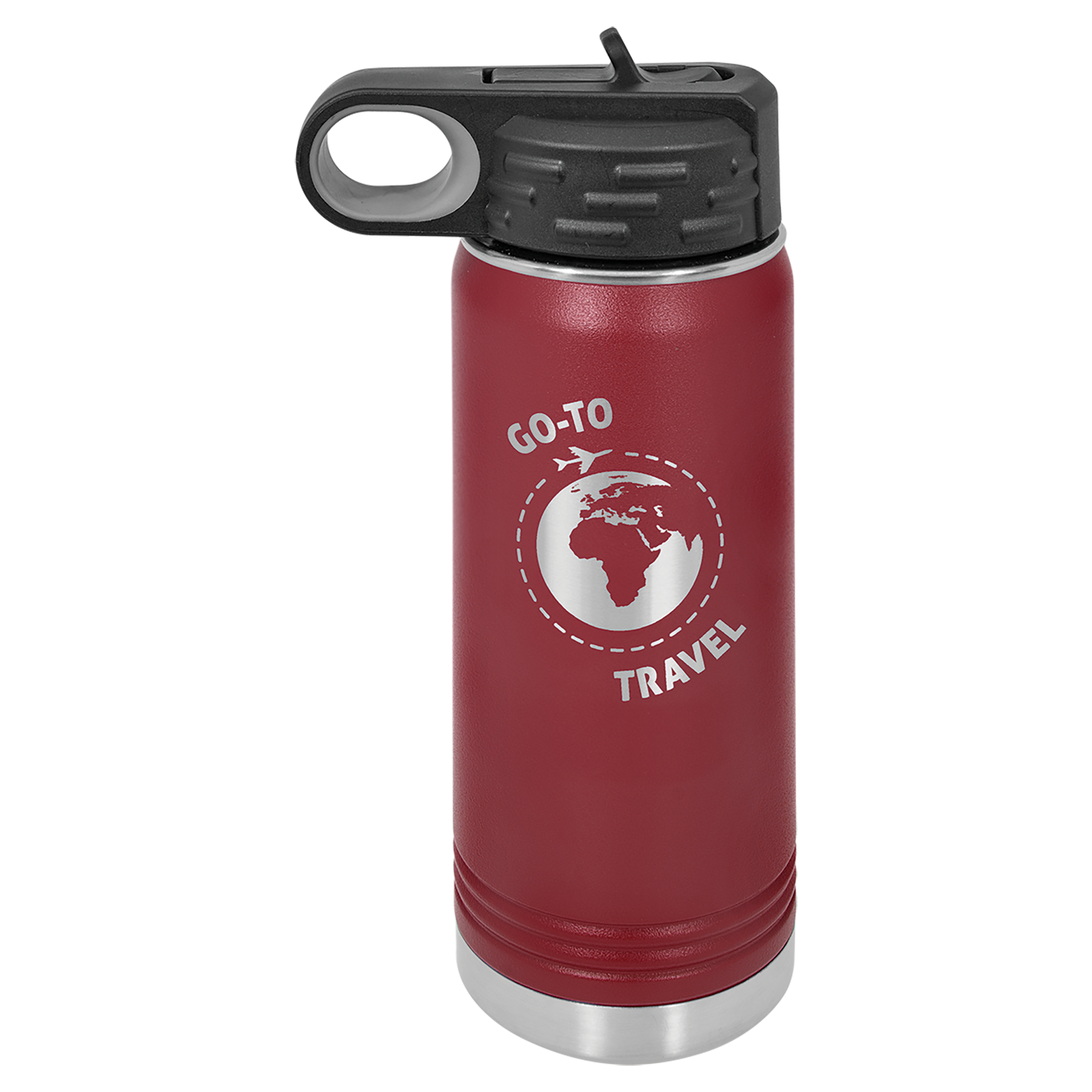 20 oz. Insulated Ringed Water Bottle image 10