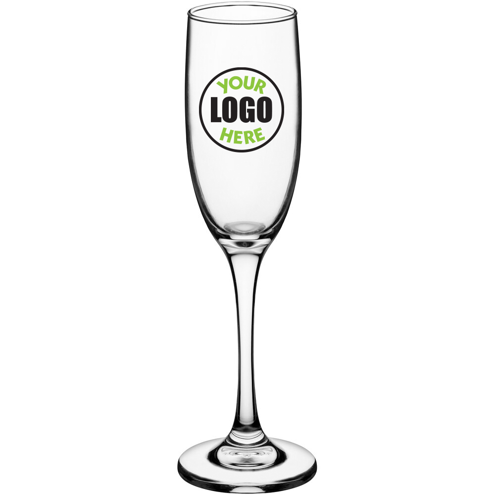 6 oz. Tall Flute Glass 12 pk image 1
