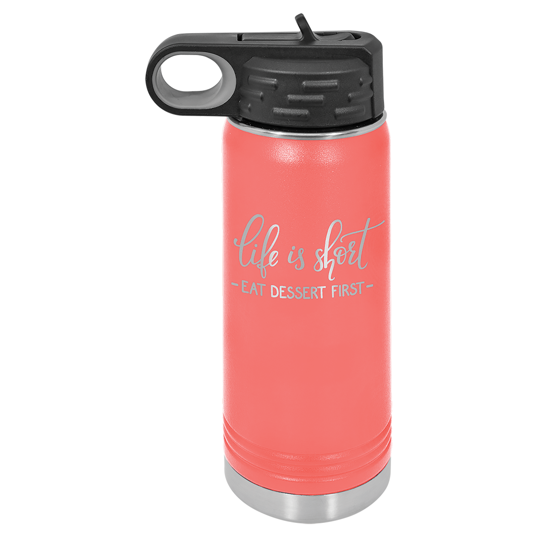 20 oz. Insulated Ringed Water Bottle image 2