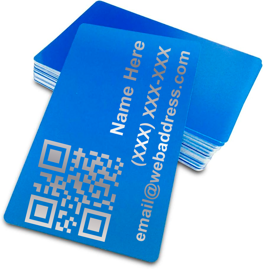 Metal business cards (50 cards) image 1