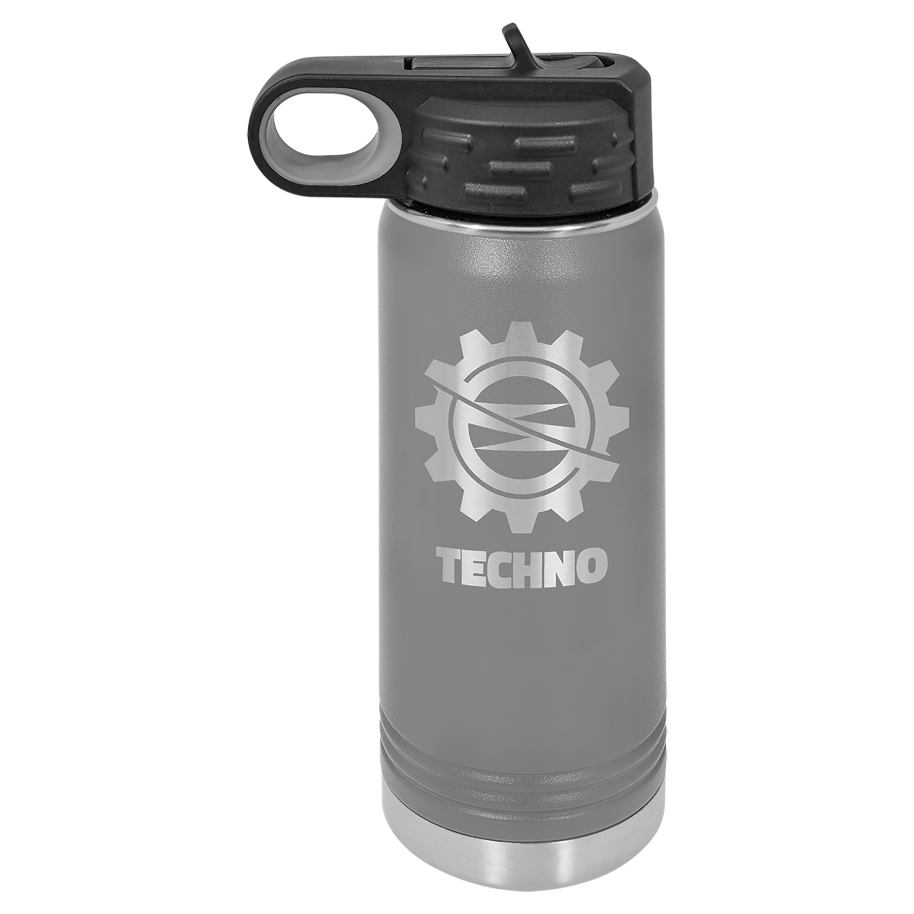 20 oz. Insulated Ringed Water Bottle (Neutral colors) 24pk image 2
