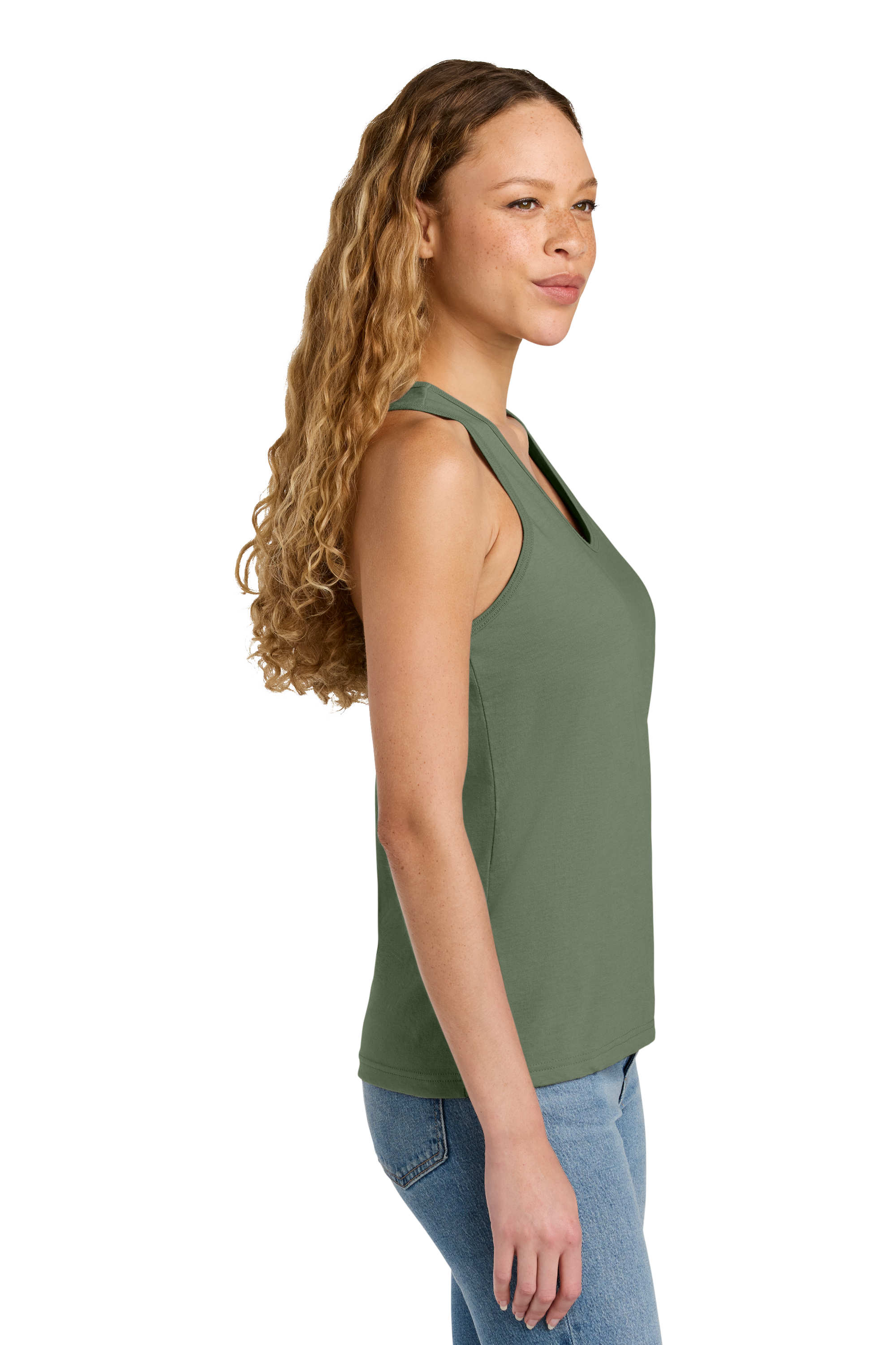 Custom Printed Softstyle® Women’s CVC Racerback Tank