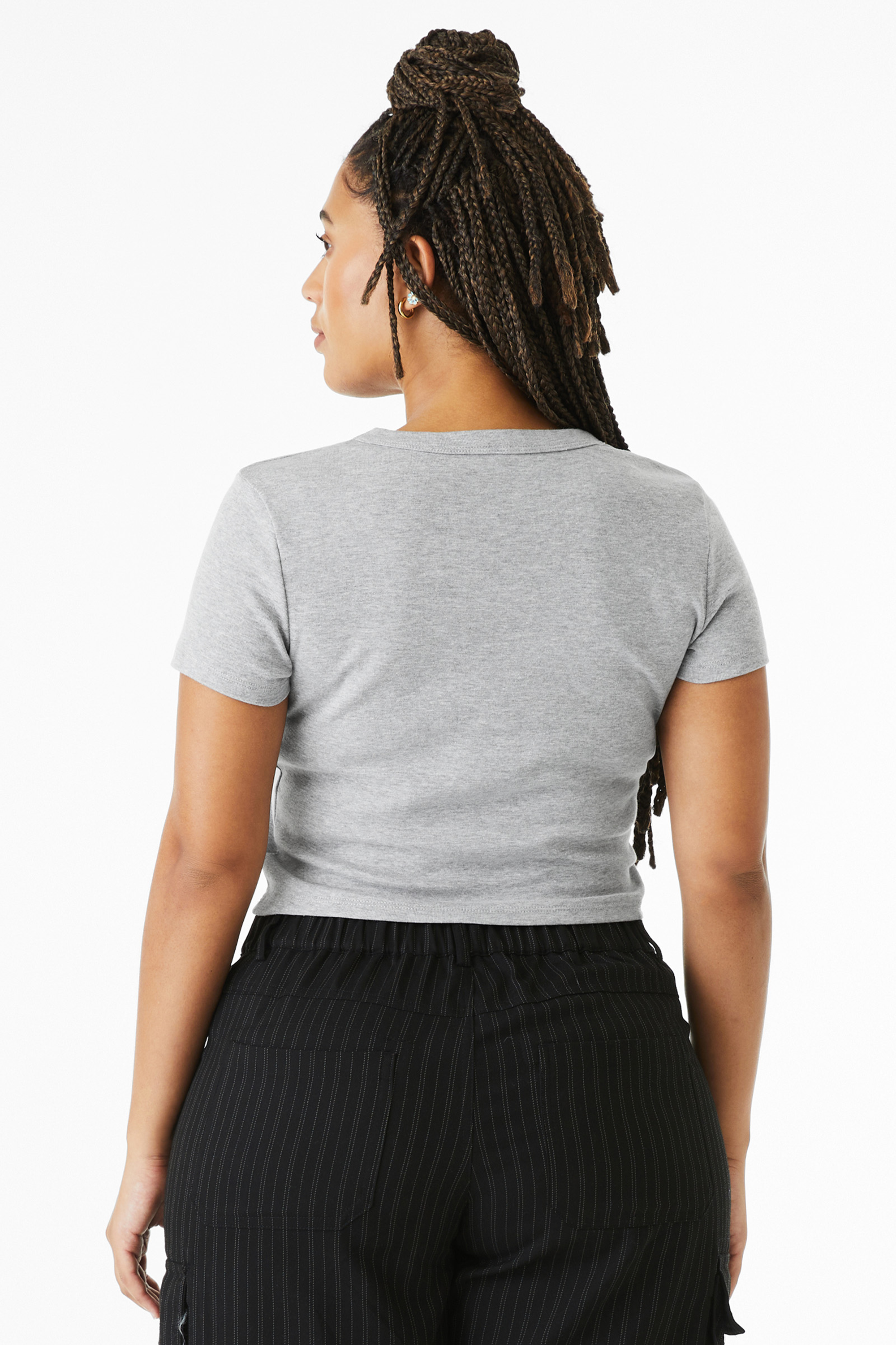 BELLA+CANVAS® Women’s Micro Rib Baby Tee with Custom Printing