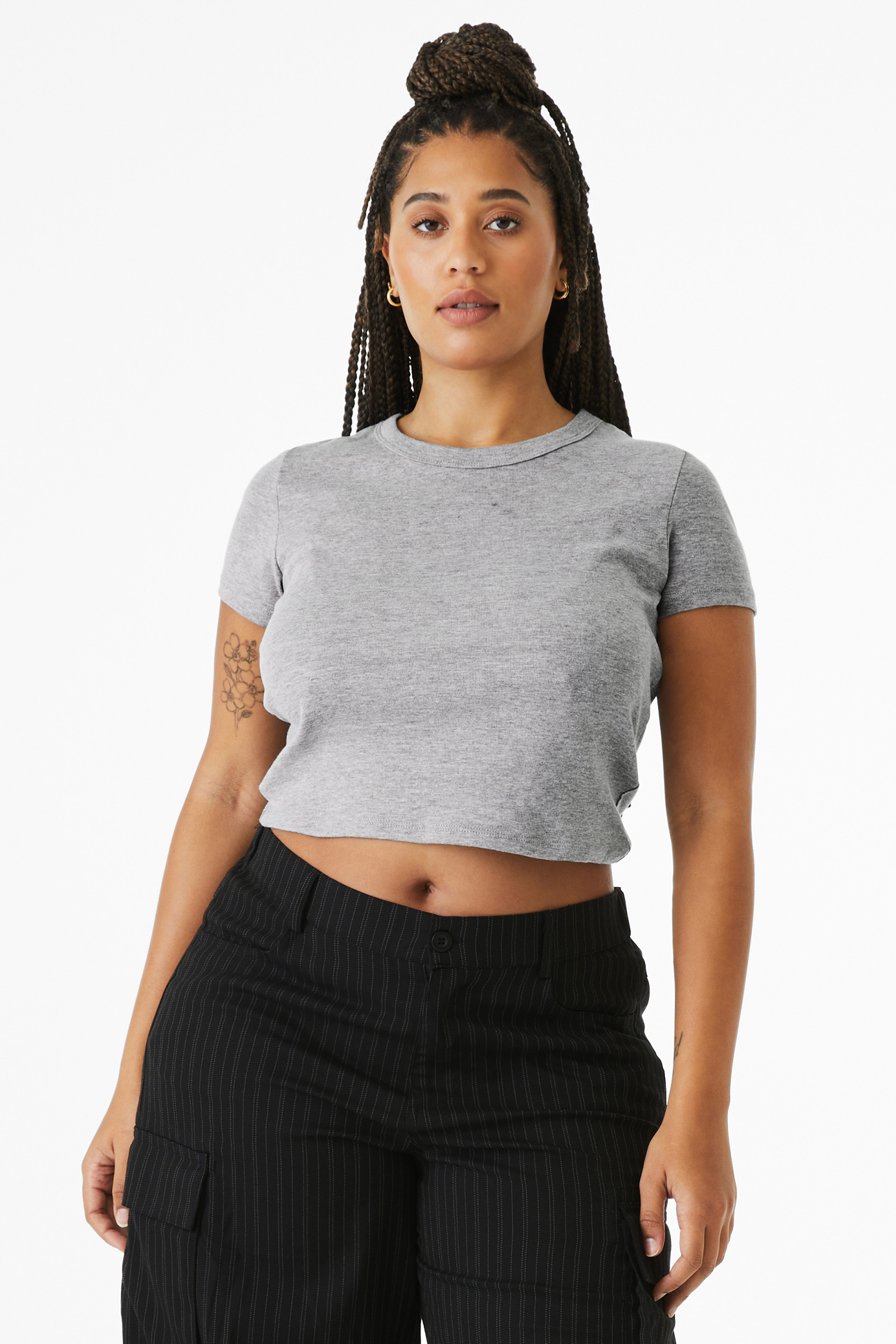 BELLA+CANVAS® Women’s Micro Rib Baby Tee with Custom Printing