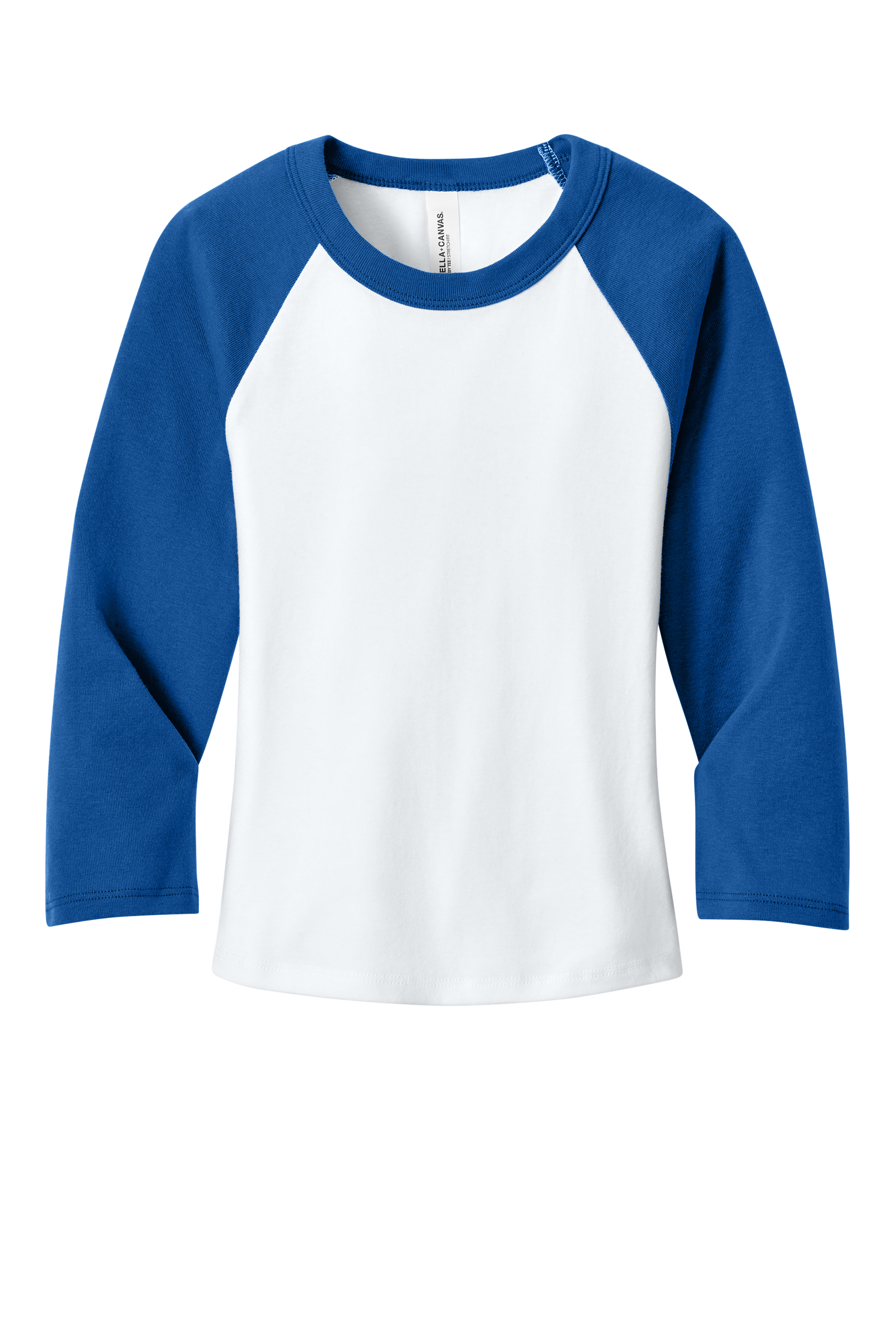 Bella+Canvas Women’s Micro Rib 3/4 Raglan Baby Tee with Custom Printing