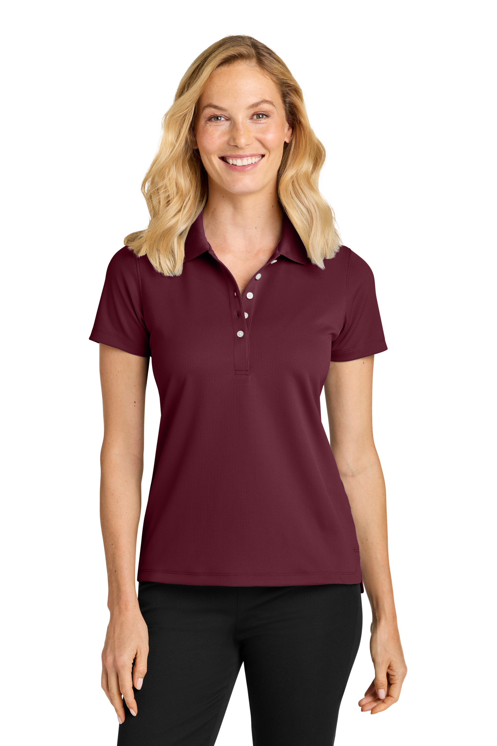 Women’s Dry Zone® Stain-Release Grid Polo