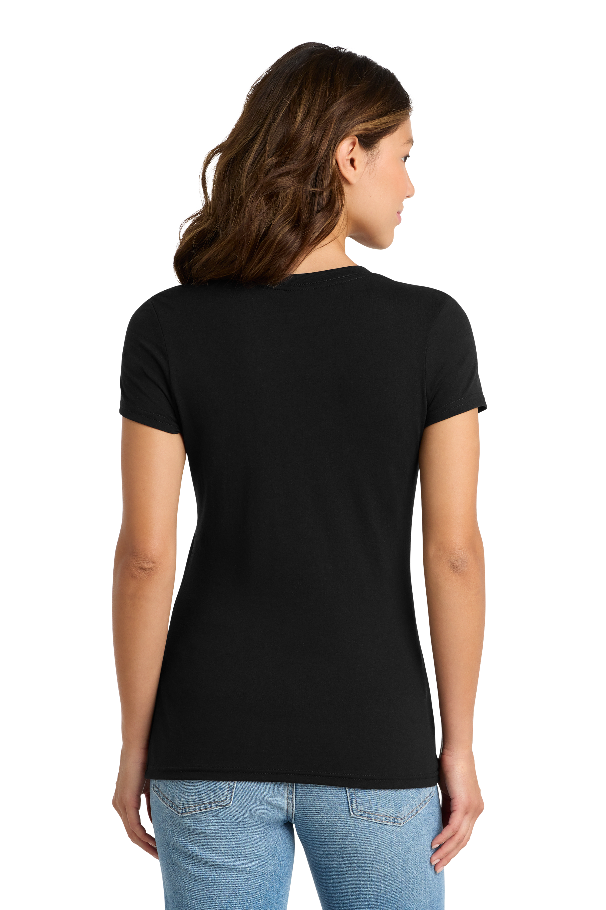 Women's Tri-Blend V-Neck Tee w Custom Printing