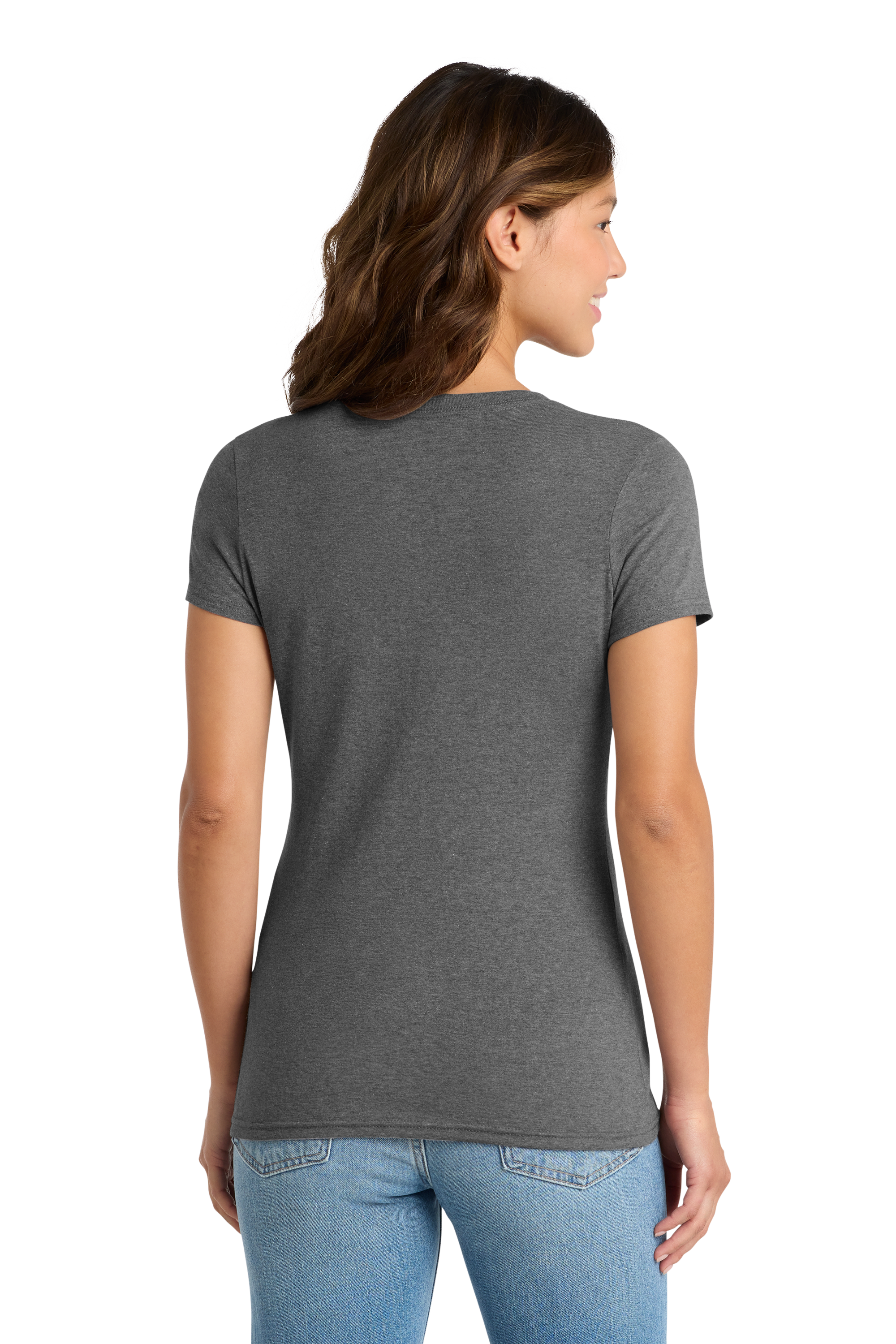 Women's Tri-Blend V-Neck Tee w Custom Printing