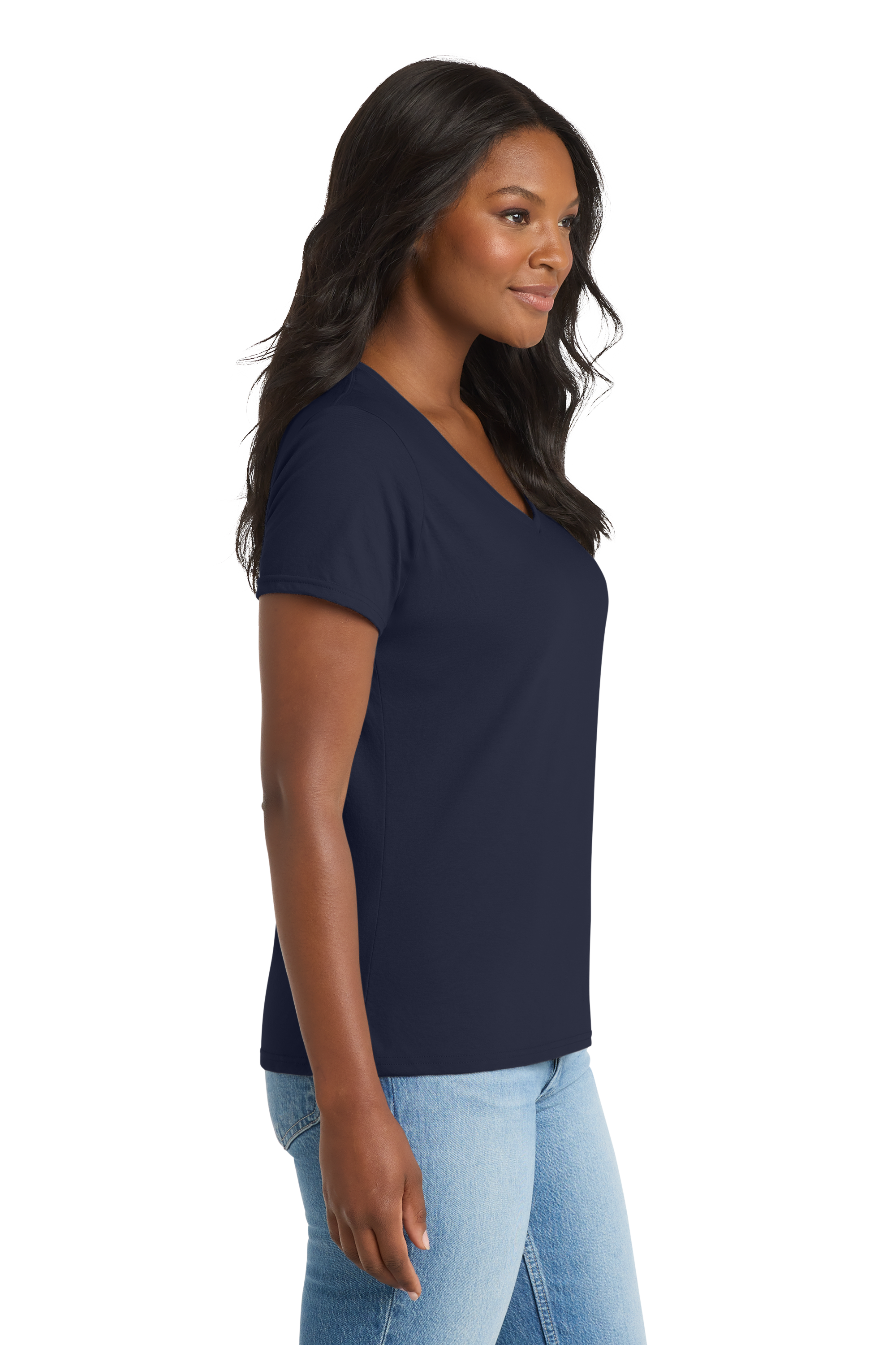 Women's Performance Blend V-Neck Tee
