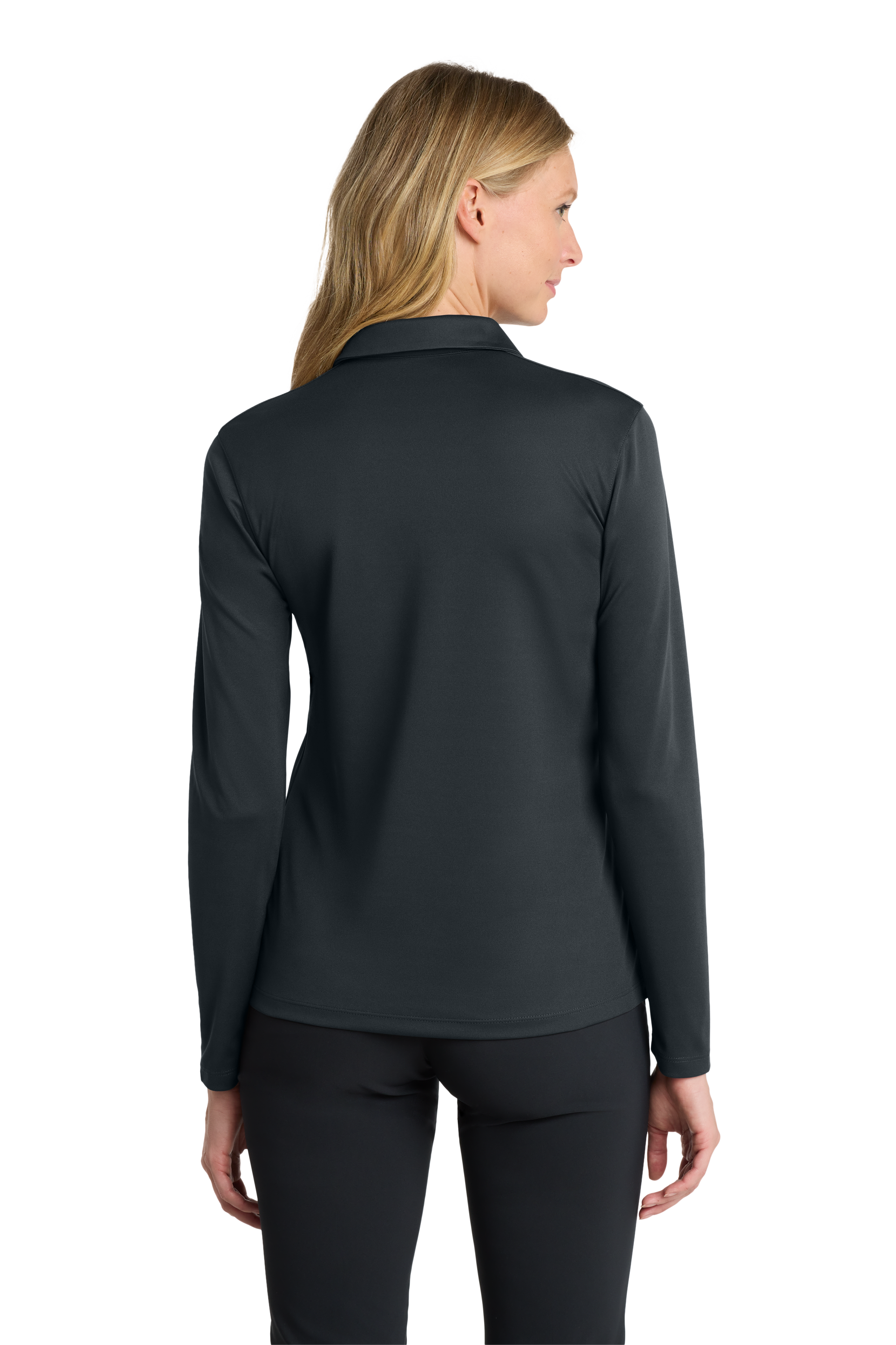 Nike Women's Dri-FIT Micro Pique 2.0 Long Sleeve Polo with Custom Printing!