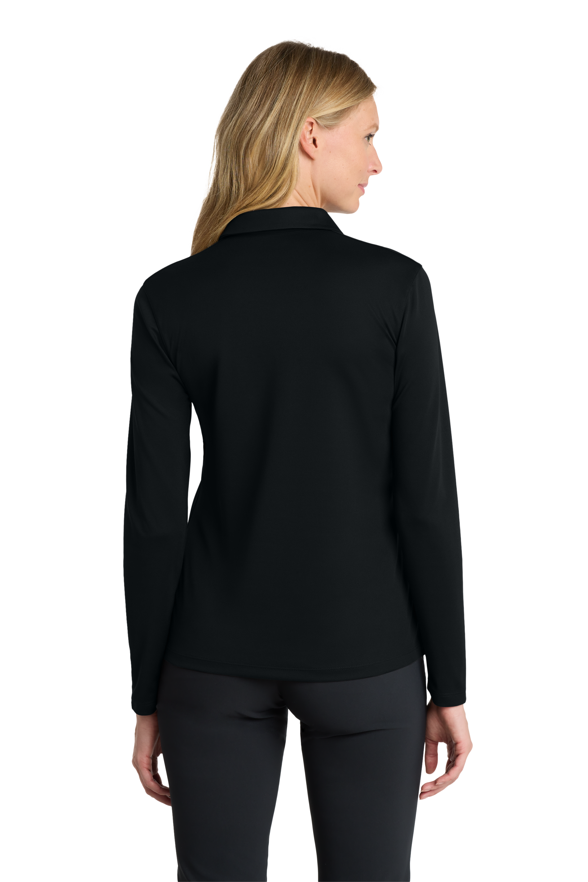 Nike Women's Dri-FIT Micro Pique 2.0 Long Sleeve Polo with Custom Printing!