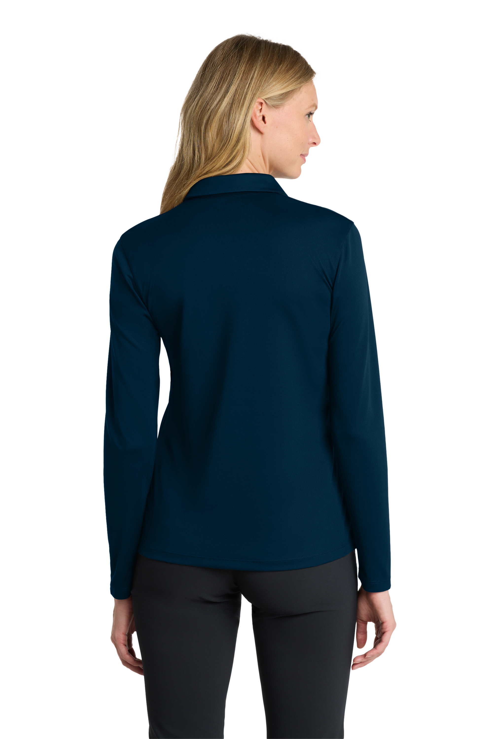 Nike Women's Dri-FIT Micro Pique 2.0 Long Sleeve Polo with Custom Printing!