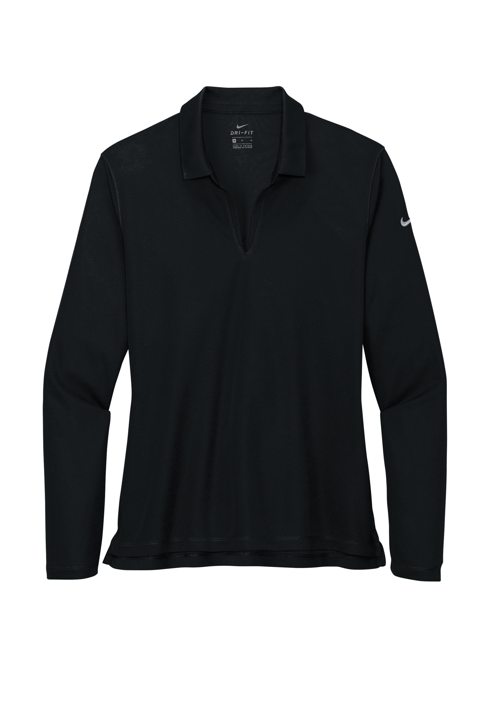 Nike Women's Dri-FIT Micro Pique 2.0 Long Sleeve Polo with Custom Printing!