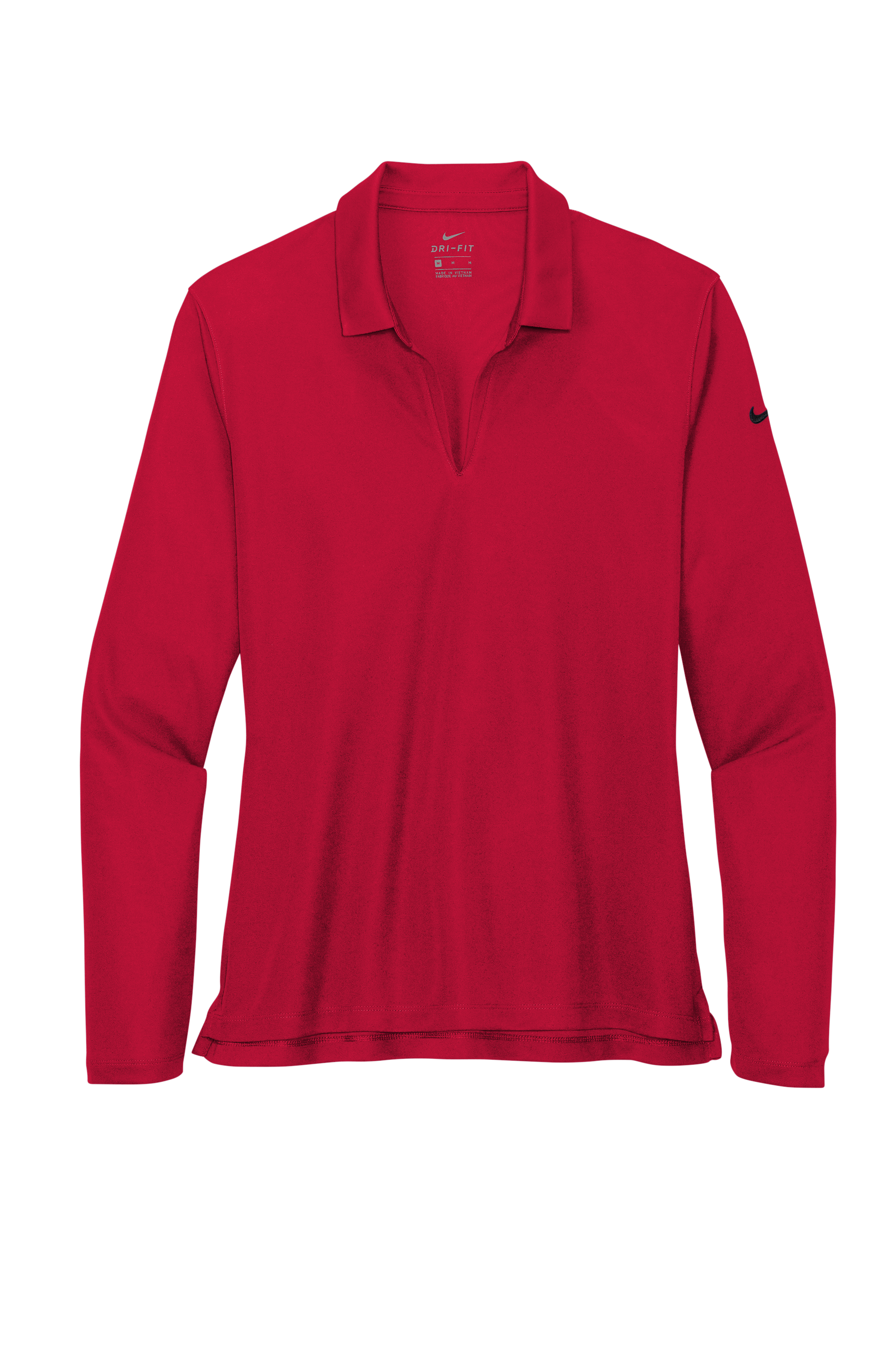 Nike Women's Dri-FIT Micro Pique 2.0 Long Sleeve Polo with Custom Printing!