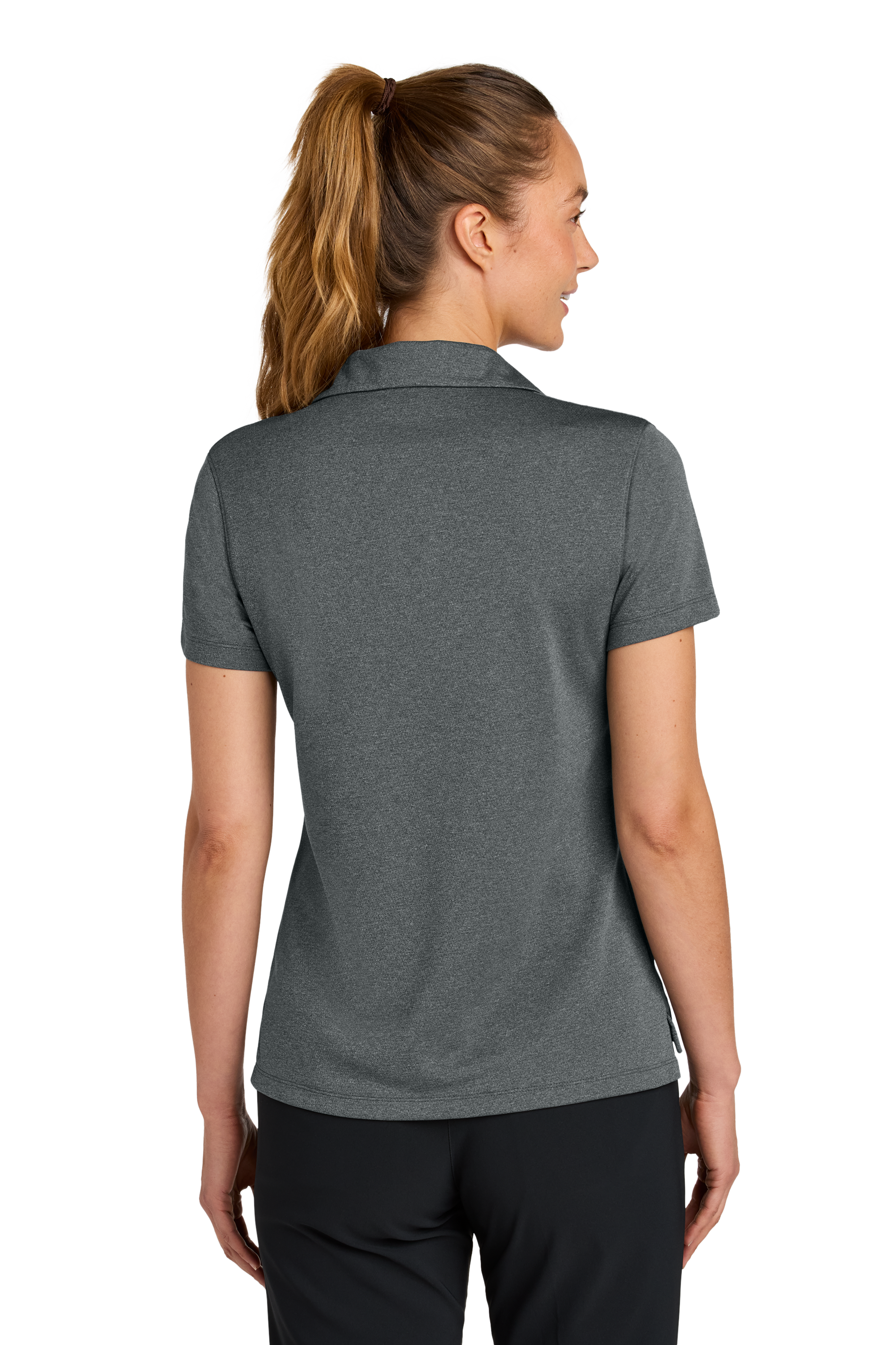 Nike Women’s Dri-FIT Smooth Heather Polo with Custom Printing