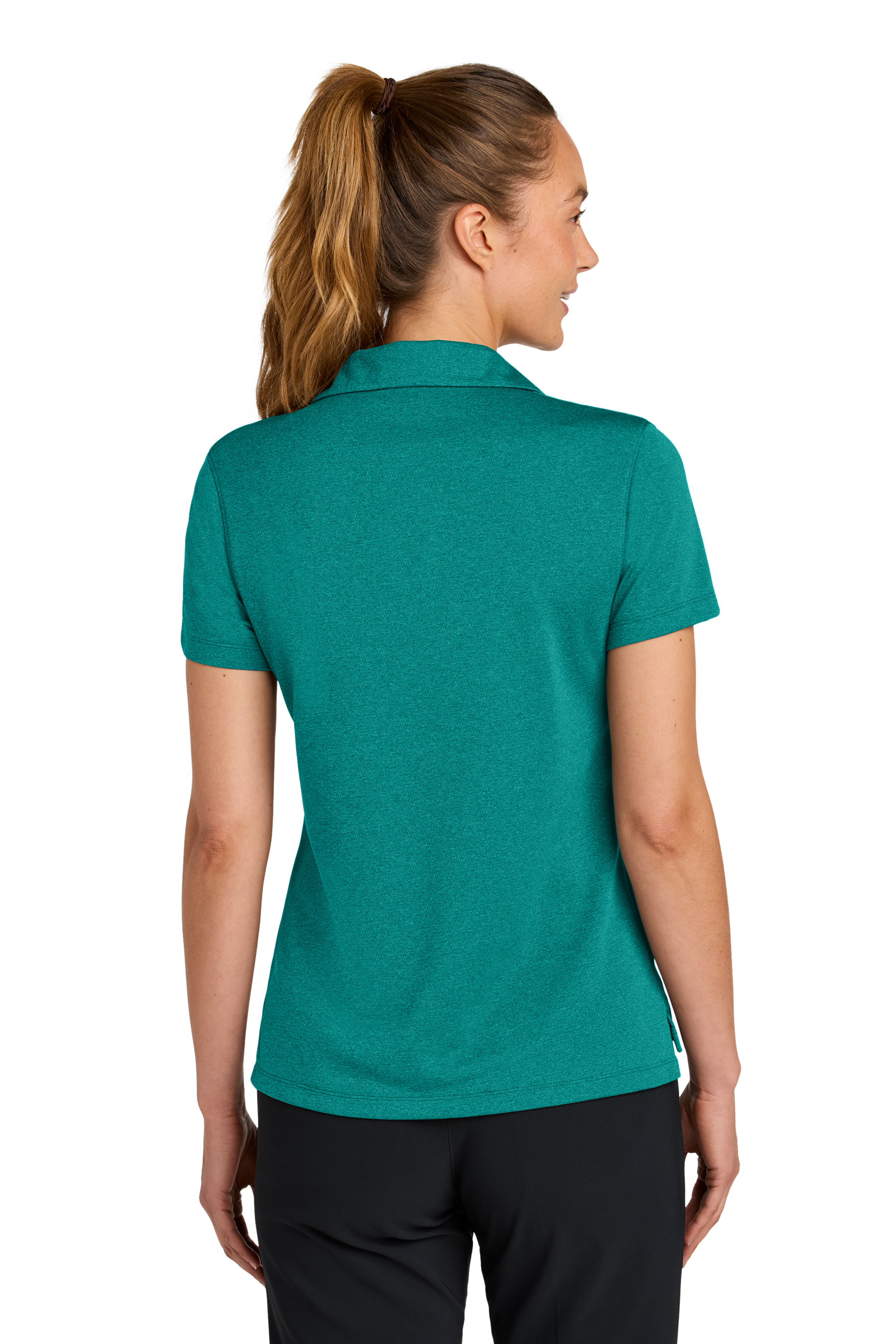 Nike Women’s Dri-FIT Smooth Heather Polo with Custom Printing