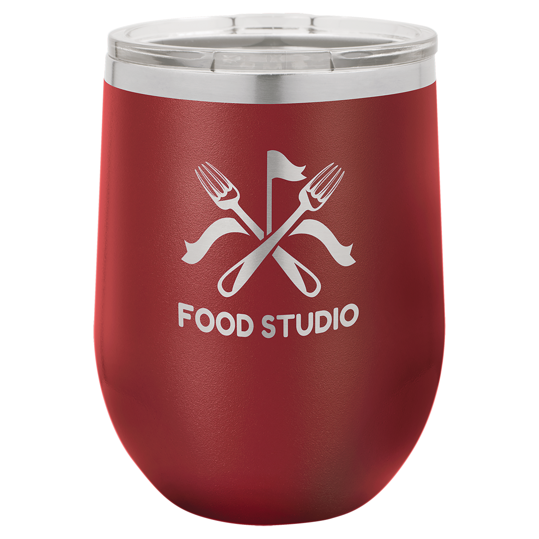 12 oz. Insulated Wine Tumbler with Lid image 4
