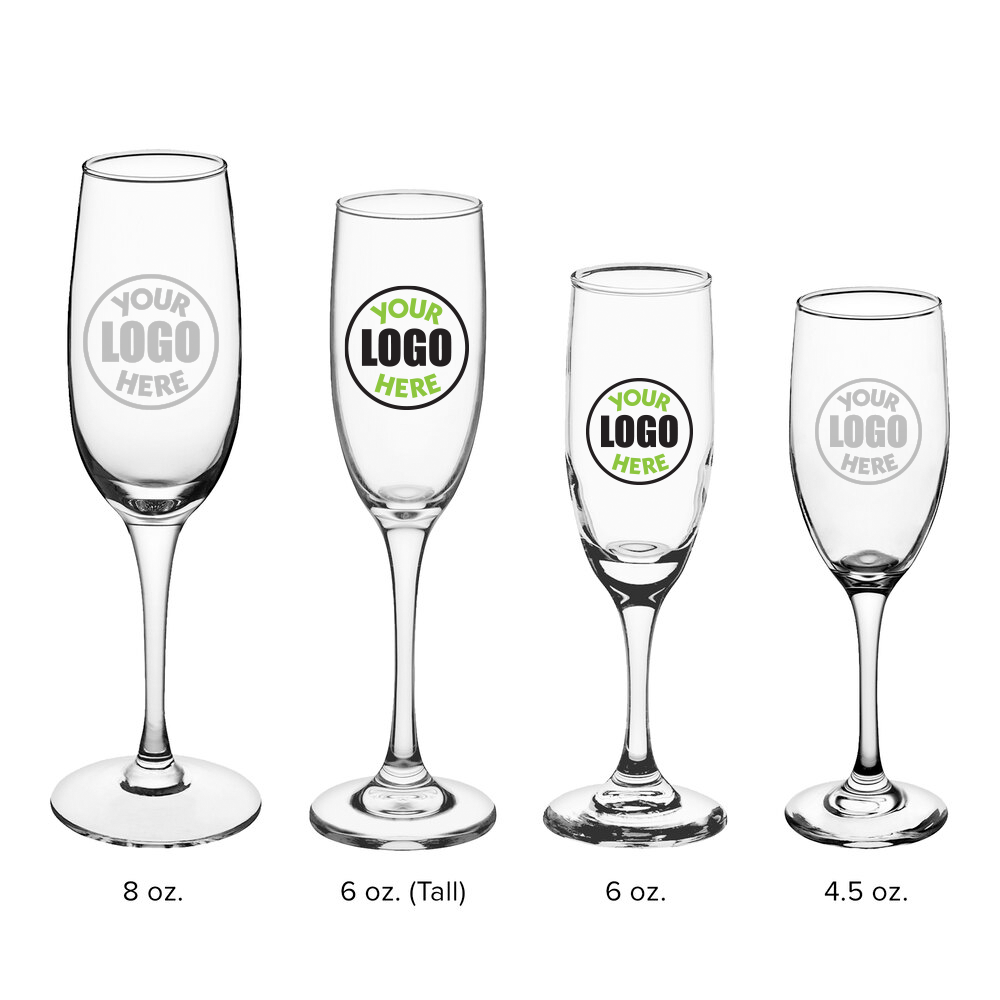 6 oz. Flute Glass 12 pk image 3
