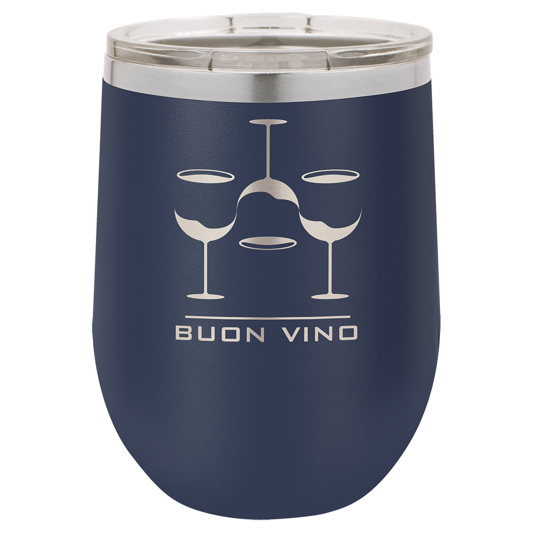 12 oz. Insulated Wine Tumbler with Lid image 3