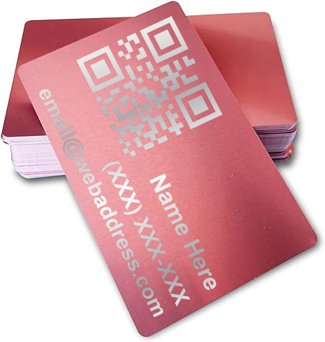 Metal business cards (50 cards) image 0