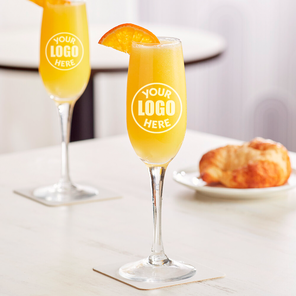 8oz. Champagne Flute Glass 12 pk image 3