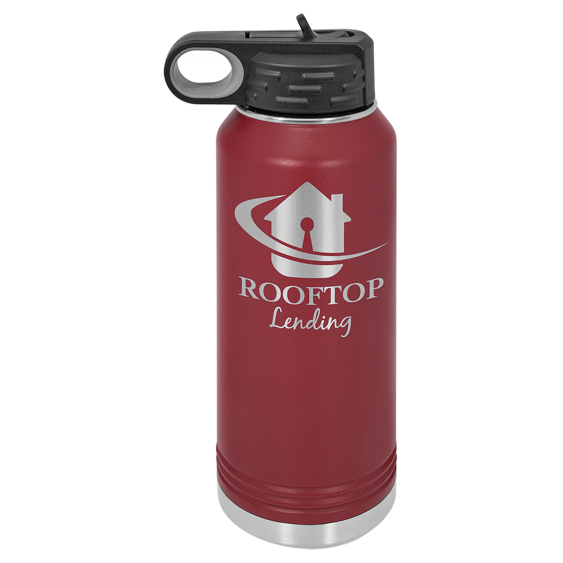 32 oz Insulated Ringed Water Bottle 24pk image 0