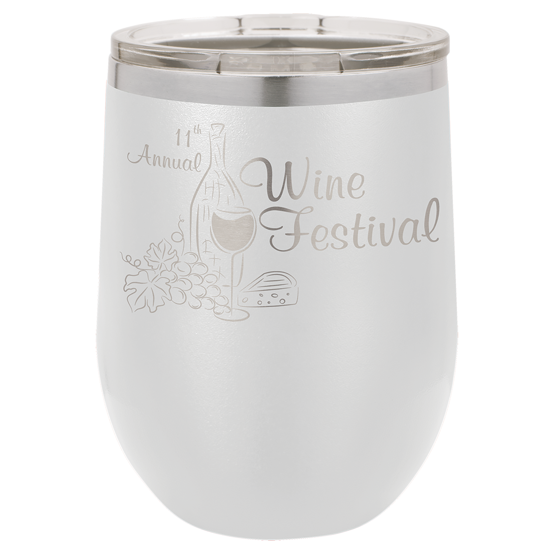 12 oz. Insulated Wine Tumbler with Lid 24pk (neutral colors) image 0