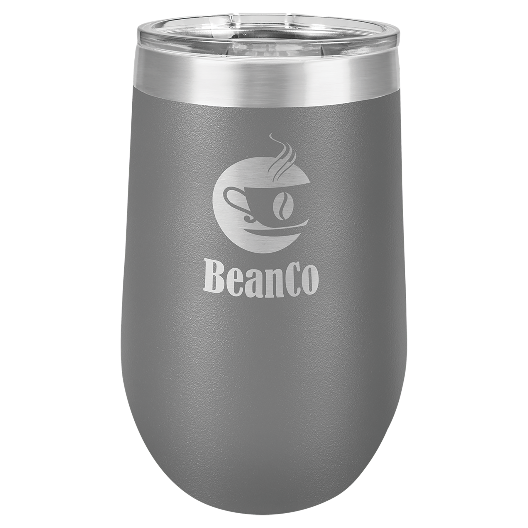 16 oz.  Insulated Wine Tumbler with Lid (Neutral colors) image 1