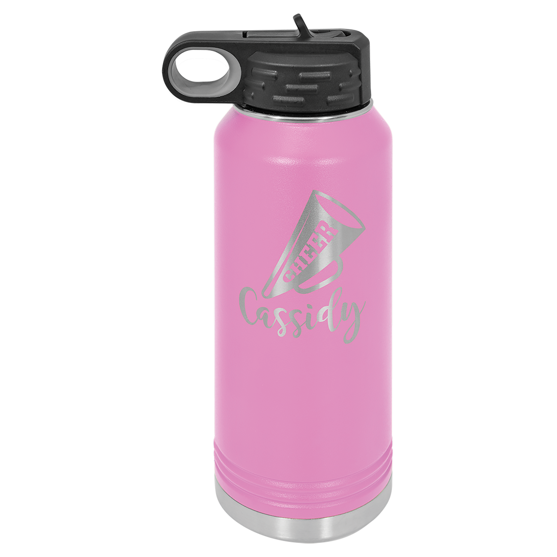 Engraved 32 oz Insulated Ringed Water Bottle image 7