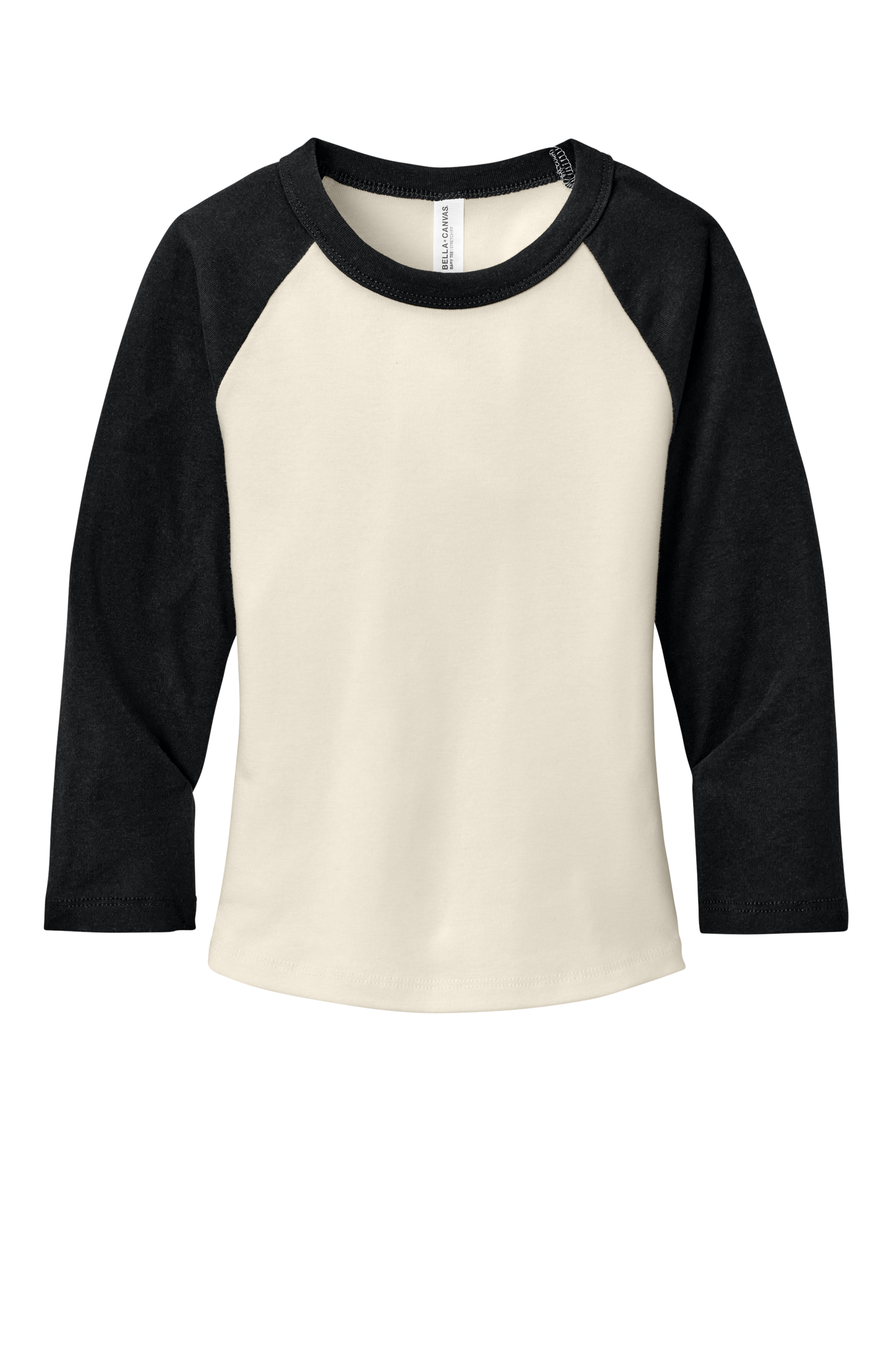 Bella+Canvas Women’s Micro Rib 3/4 Raglan Baby Tee with Custom Printing