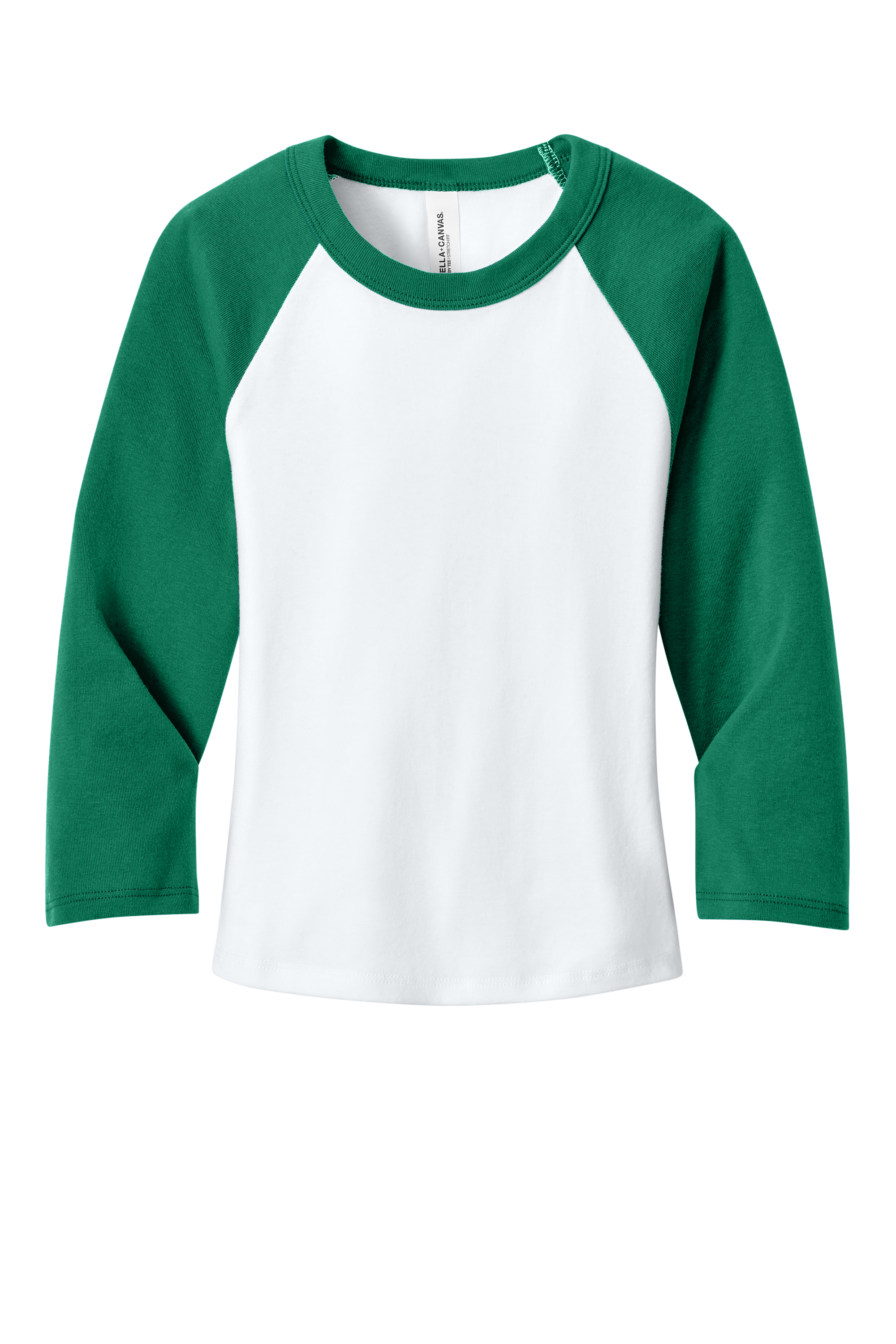 Bella+Canvas Women’s Micro Rib 3/4 Raglan Baby Tee with Custom Printing