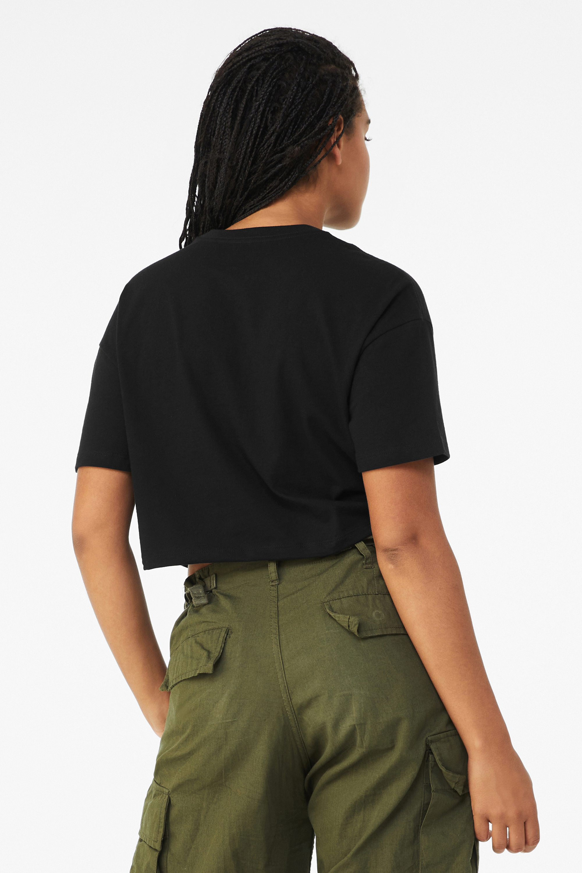 Women’s Jersey Crop Tee w Custom Printing