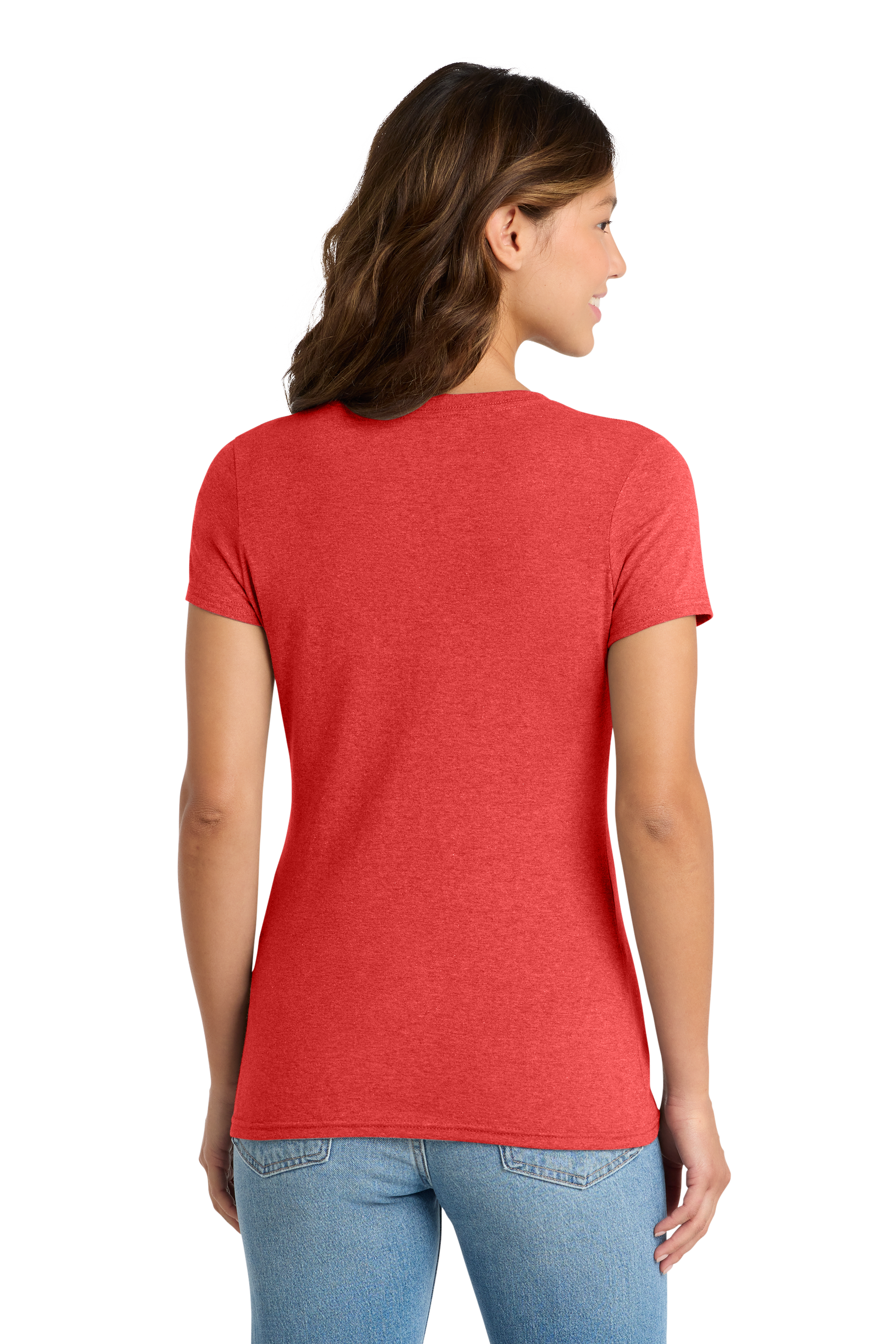 Women's Tri-Blend V-Neck Tee w Custom Printing