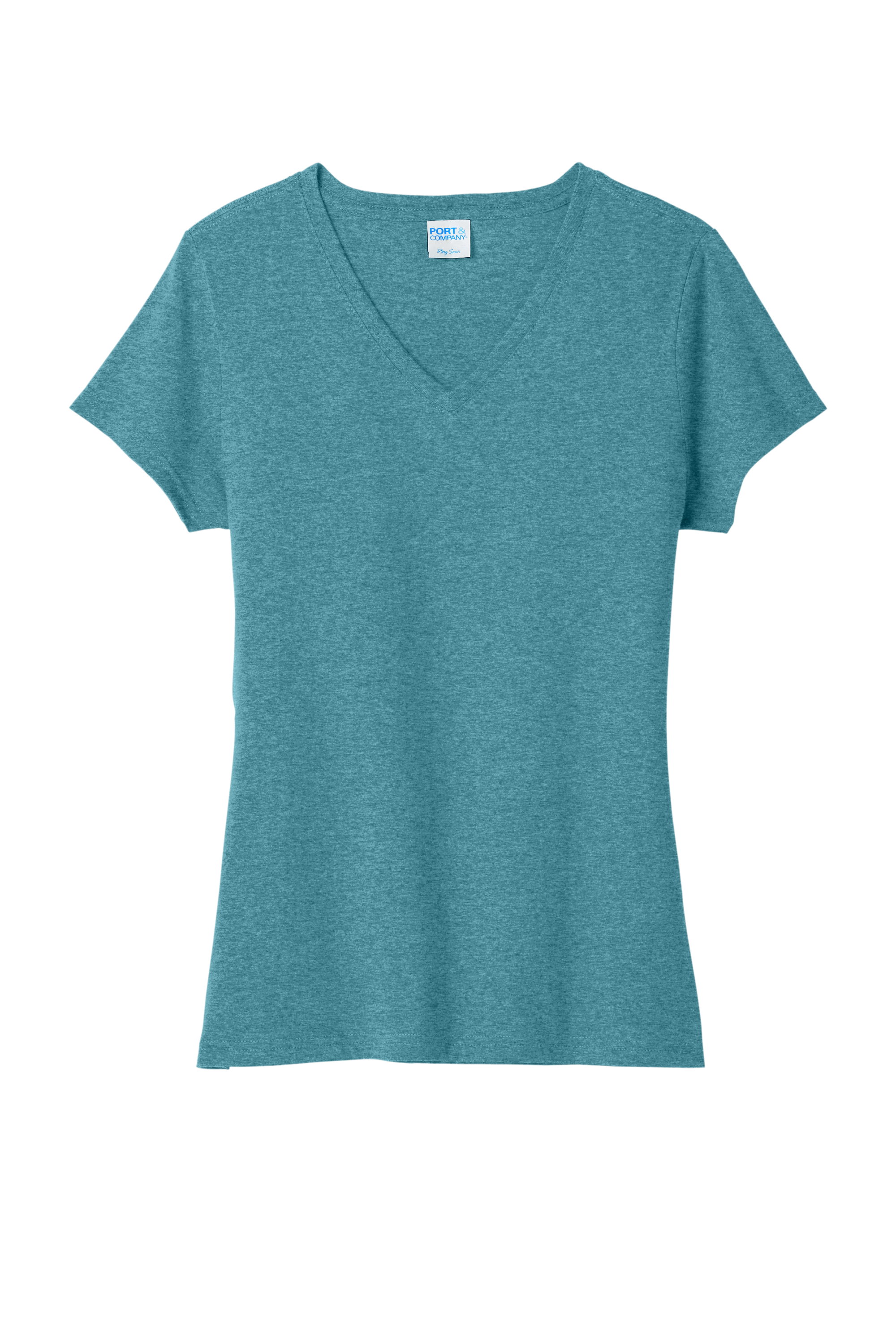 Women's Tri-Blend V-Neck Tee w Custom Printing