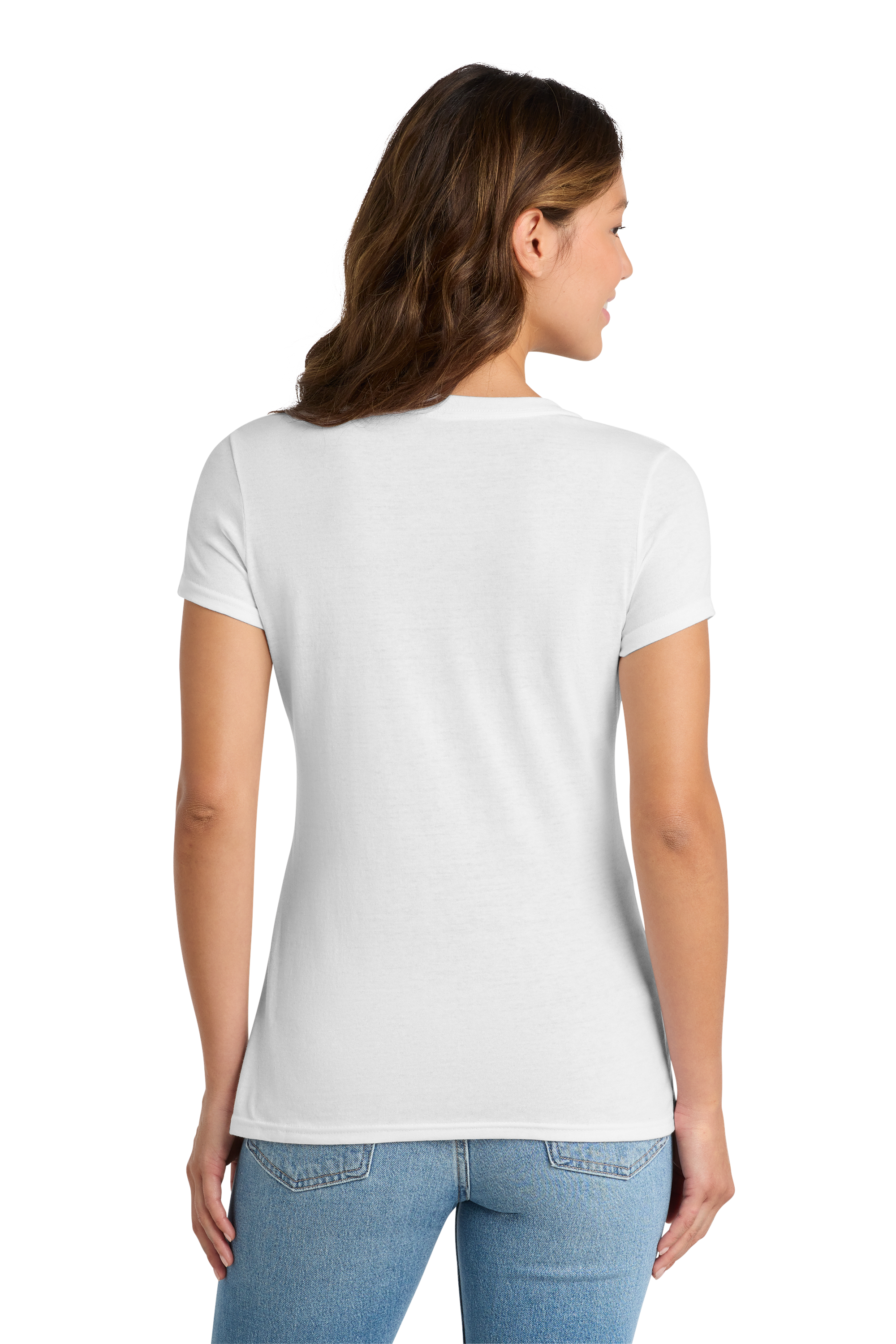 Women's Tri-Blend V-Neck Tee w Custom Printing