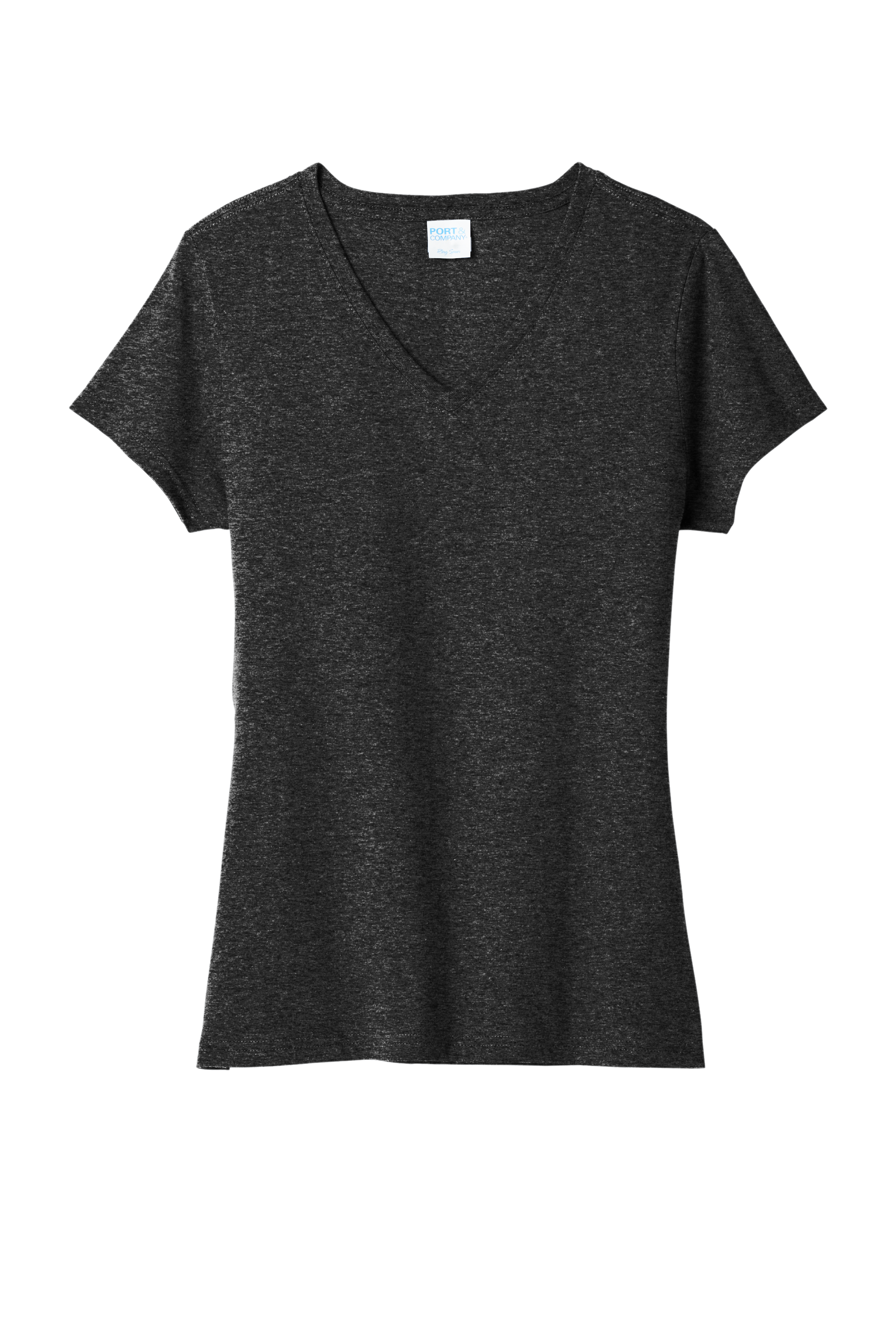 Women's Tri-Blend V-Neck Tee w Custom Printing