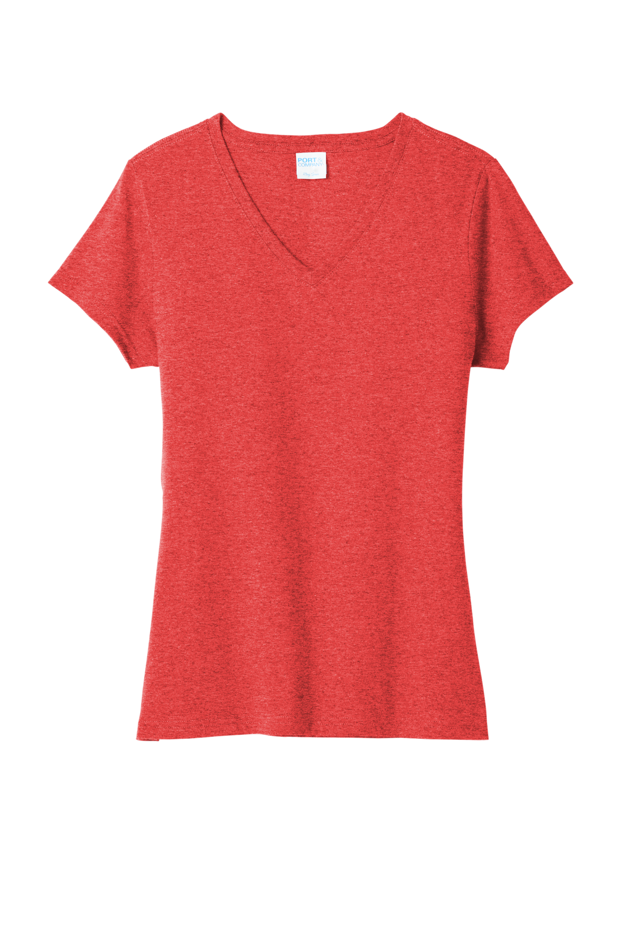 Women's Tri-Blend V-Neck Tee w Custom Printing