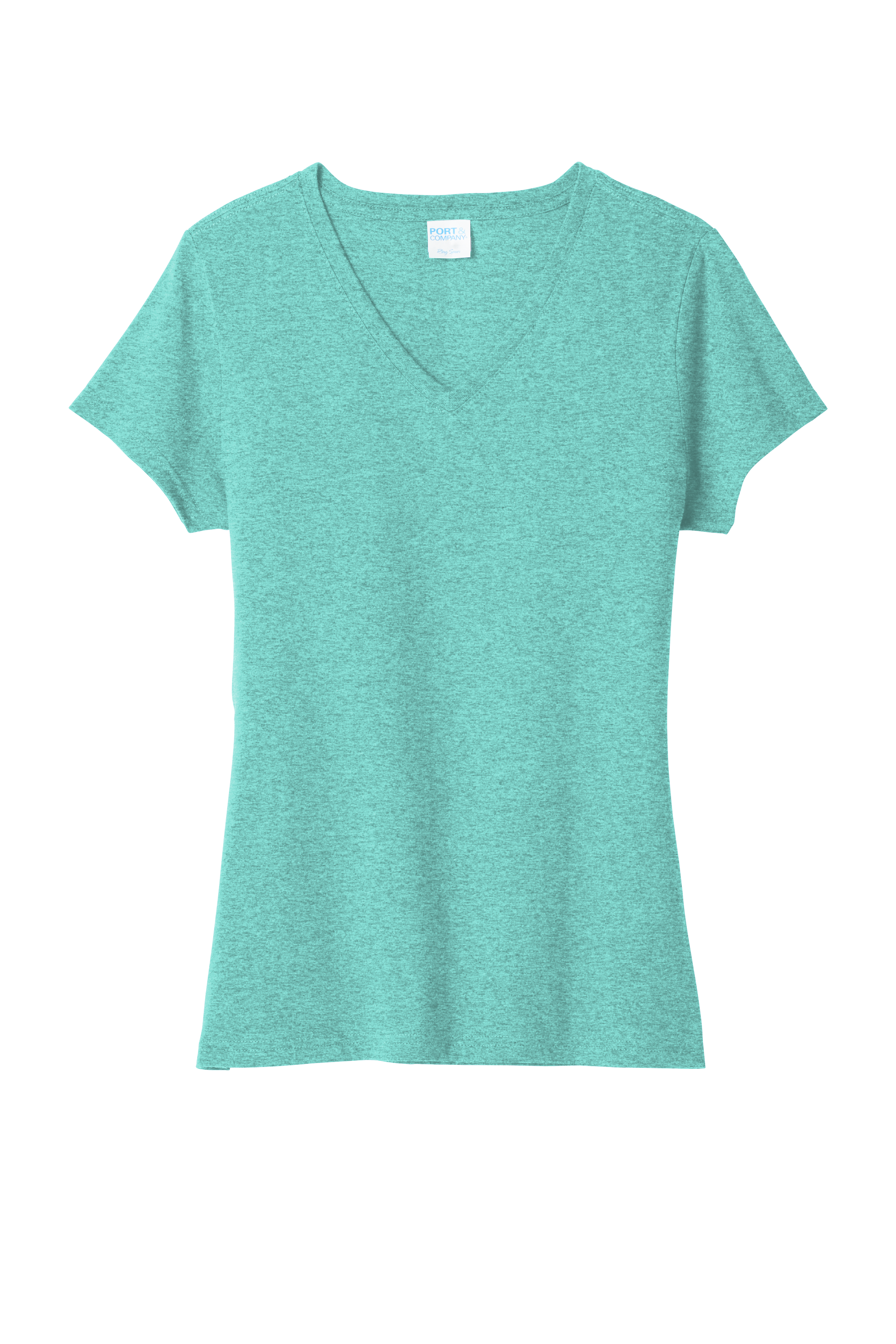 Women's Tri-Blend V-Neck Tee w Custom Printing