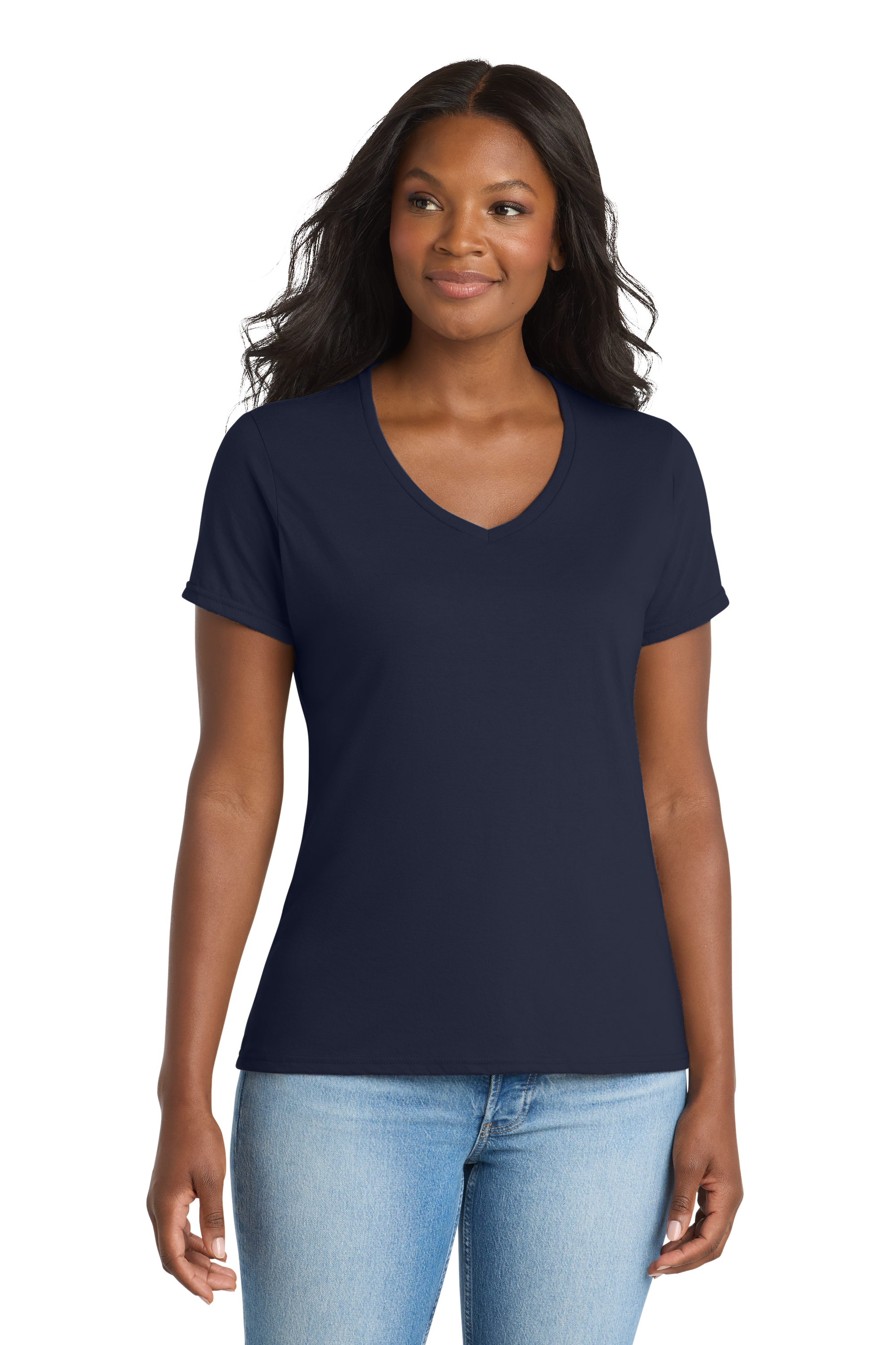 Women's Performance Blend V-Neck Tee
