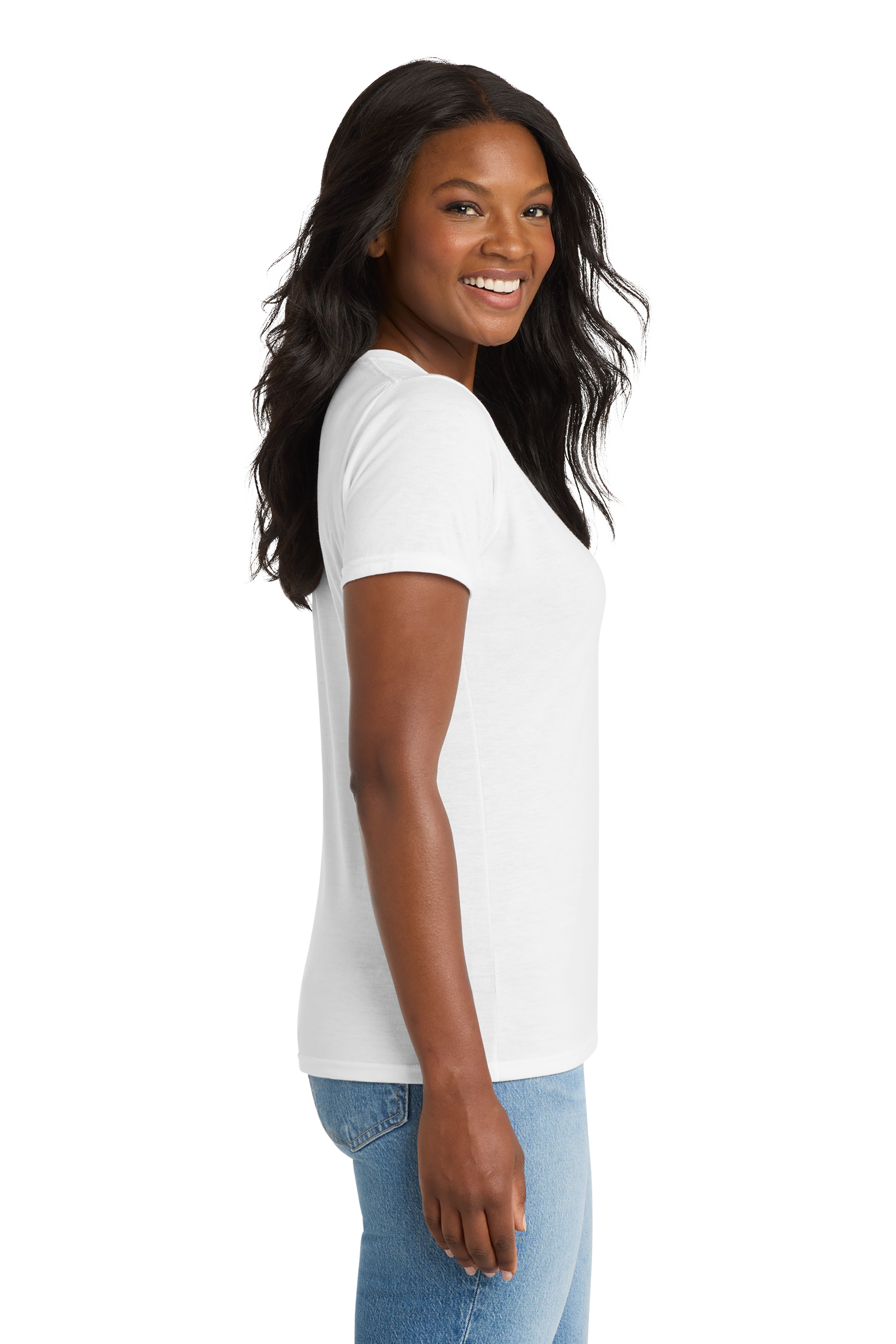 Women's Performance Blend V-Neck Tee