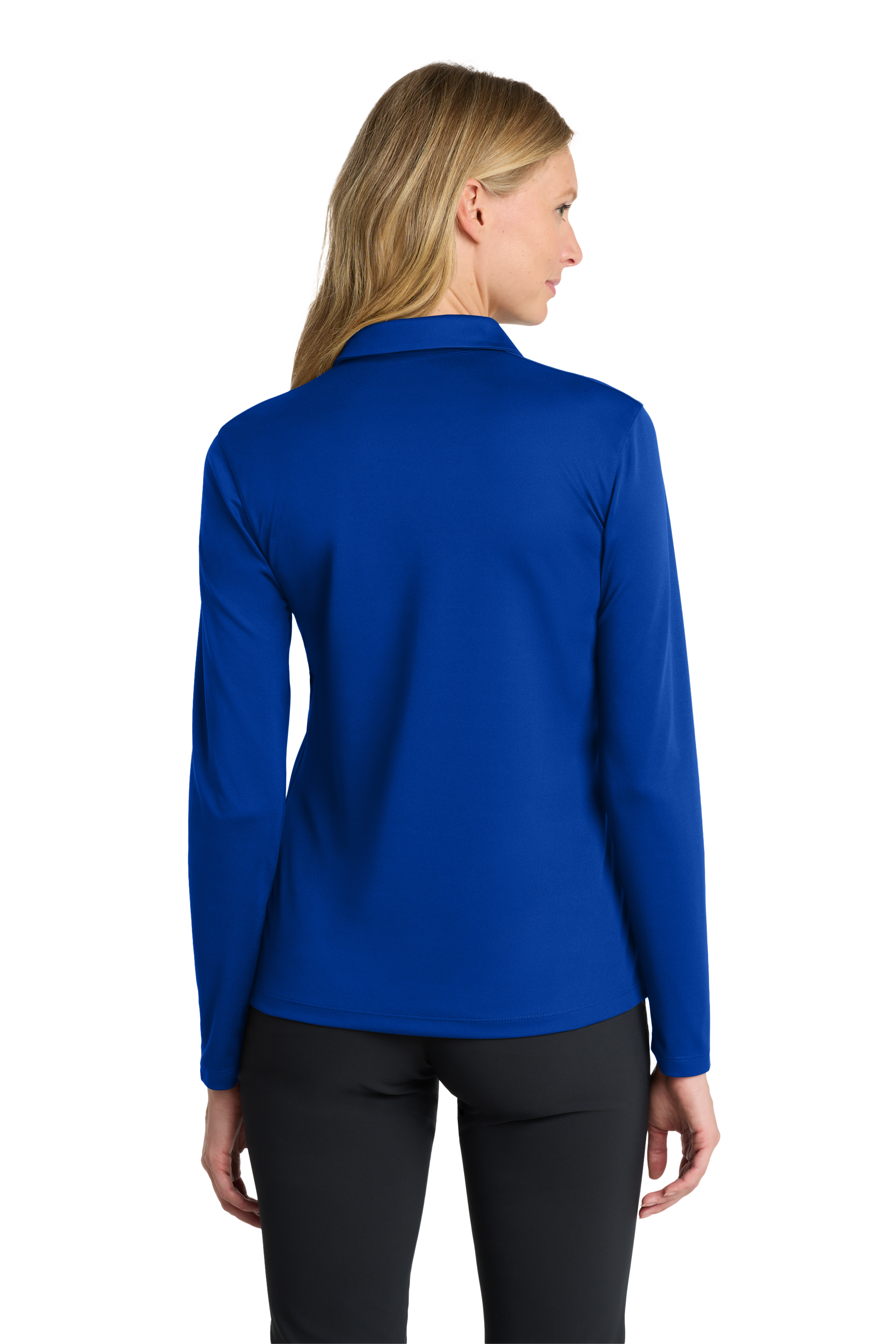 Nike Women's Dri-FIT Micro Pique 2.0 Long Sleeve Polo with Custom Printing!