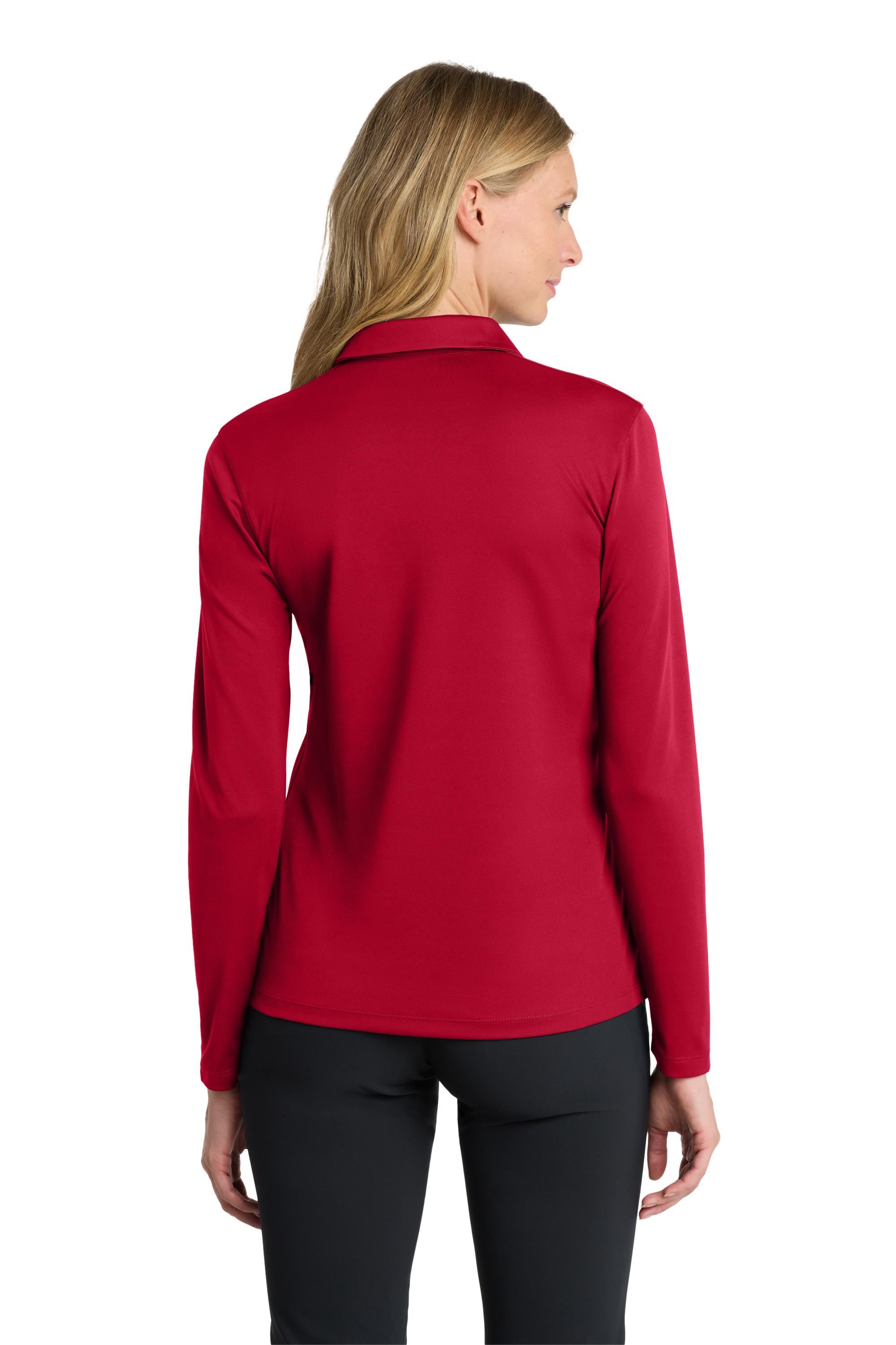 Nike Women's Dri-FIT Micro Pique 2.0 Long Sleeve Polo with Custom Printing!