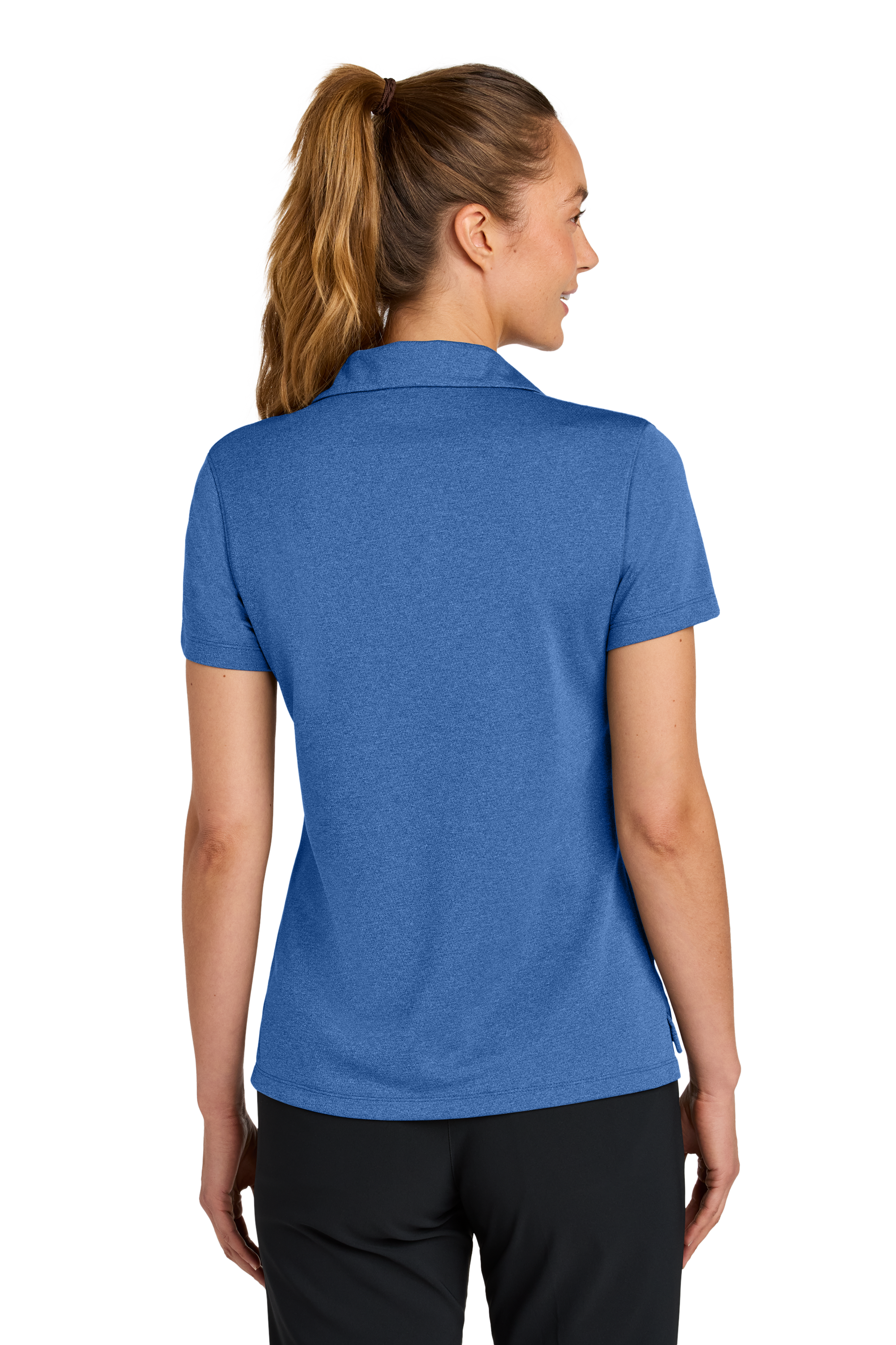 Nike Women’s Dri-FIT Smooth Heather Polo with Custom Printing