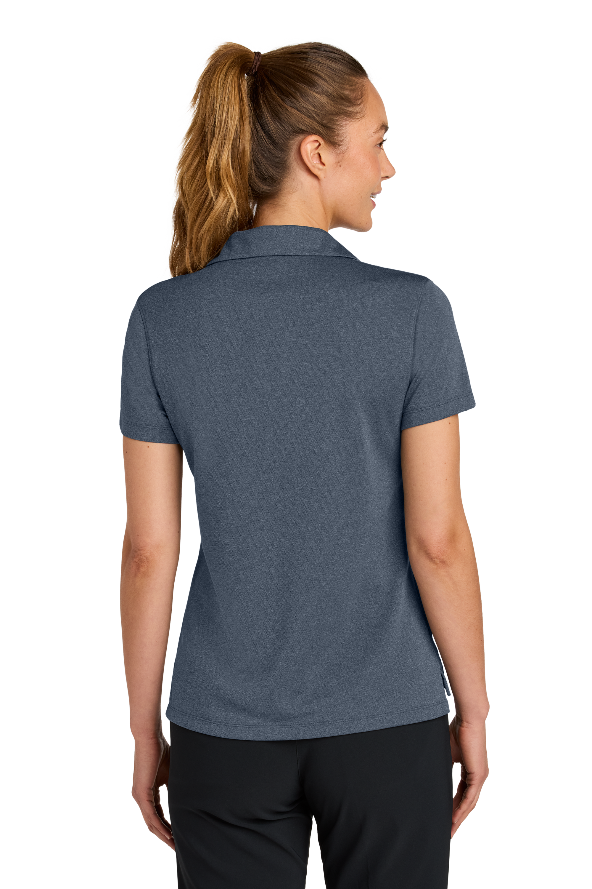 Nike Women’s Dri-FIT Smooth Heather Polo with Custom Printing