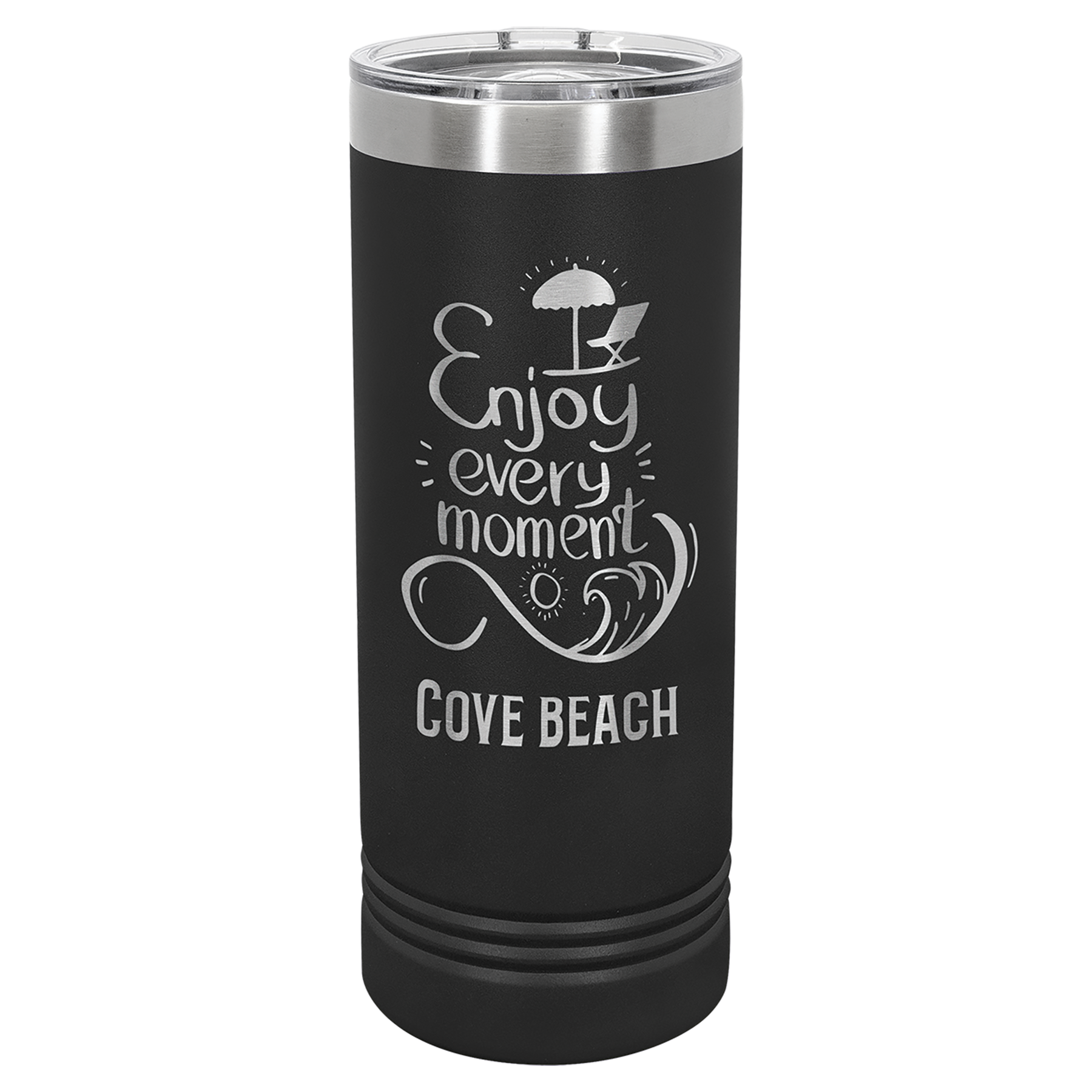 22 oz. Skinny Tumbler Ringneck w/ Lid 24pk (neutral color) image 2