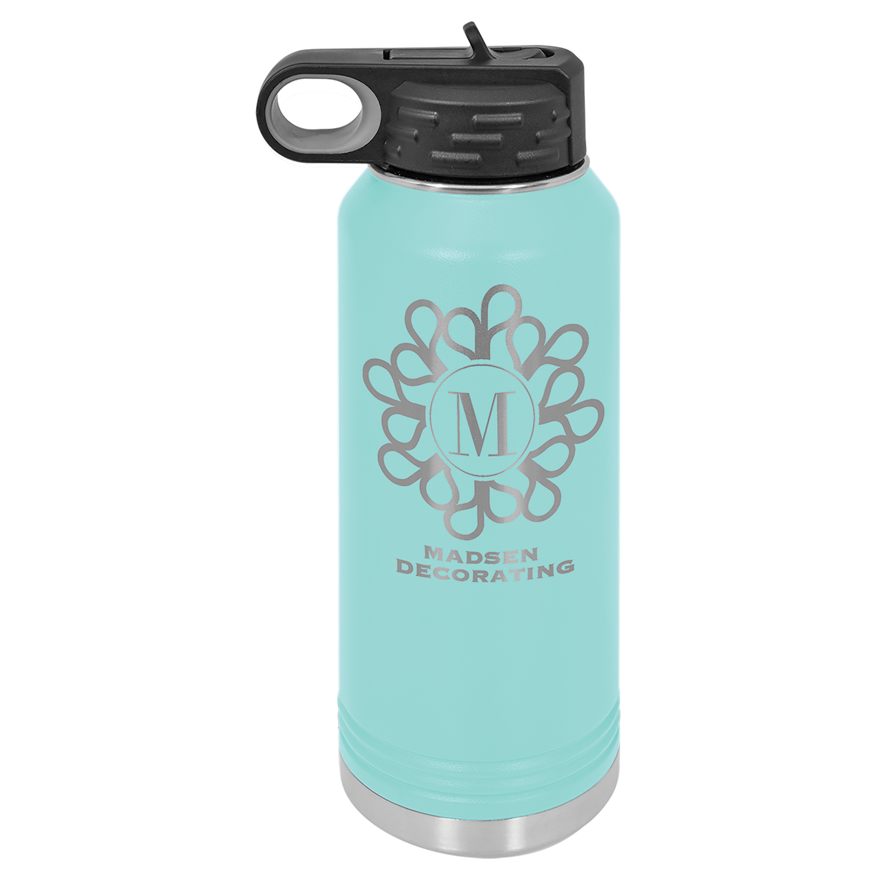 Engraved 32 oz Insulated Ringed Water Bottle image 8