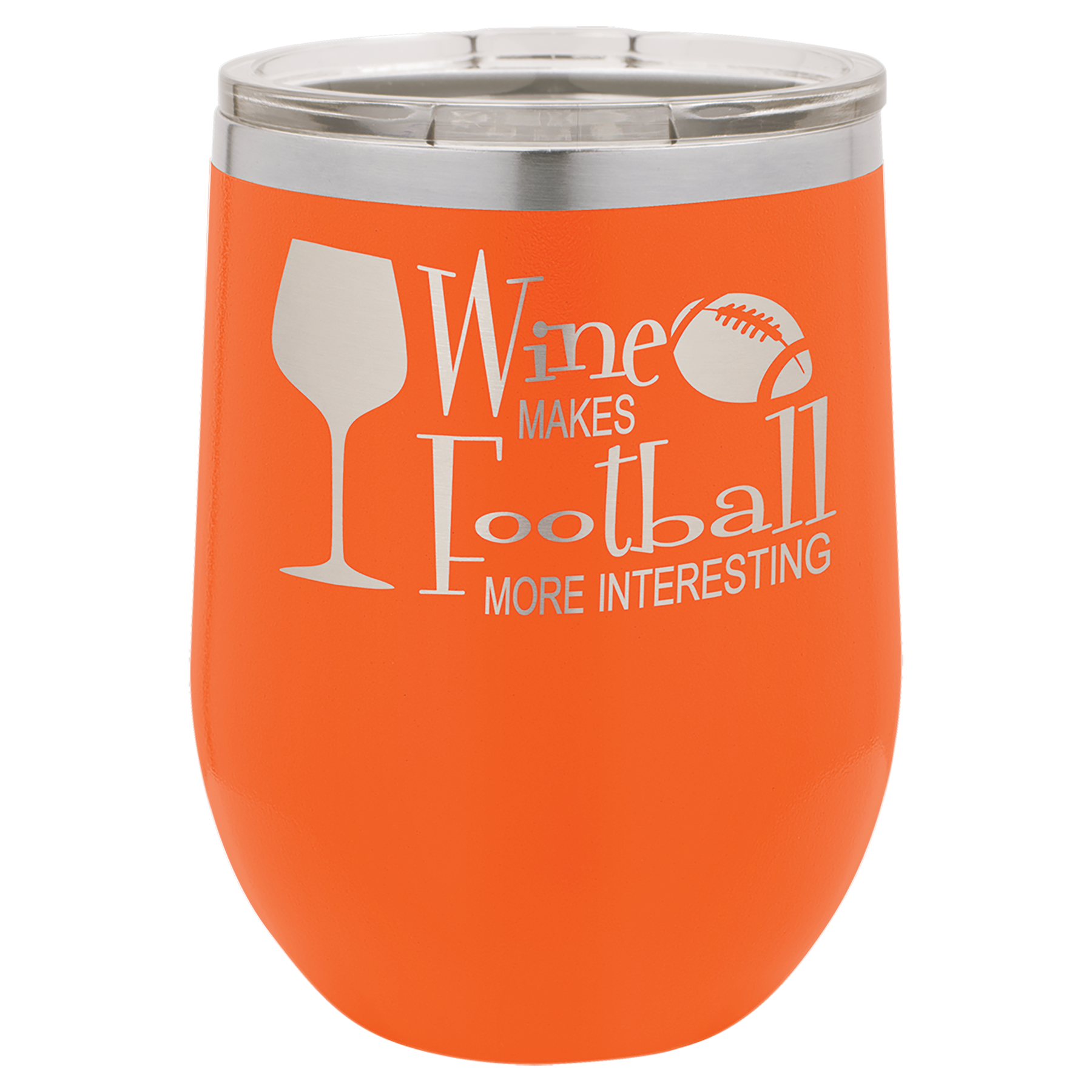 12 oz.  Insulated Wine Tumbler with Lid image 5