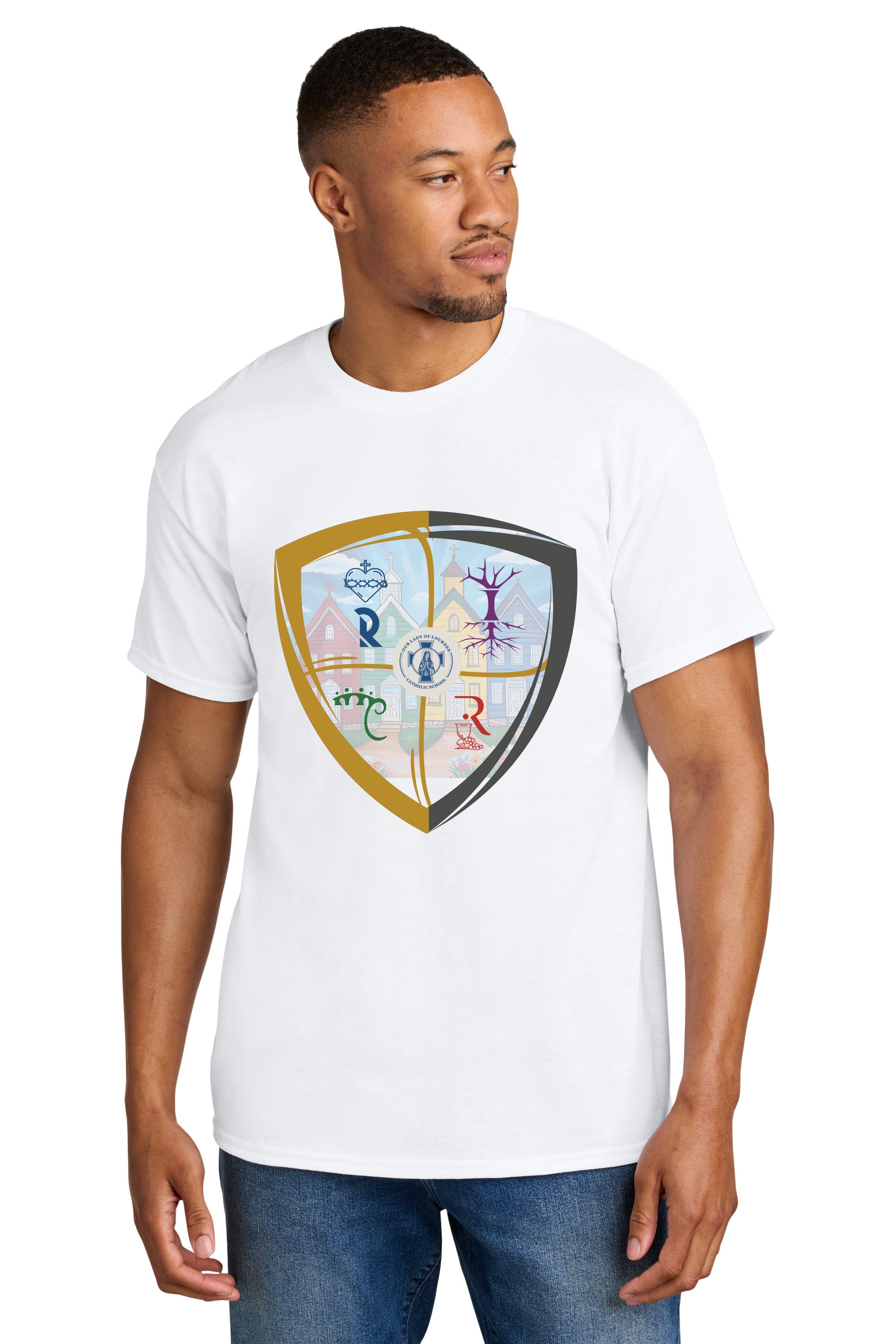 Adult ALL Houses Shirt (OLL Staff Only) image 0