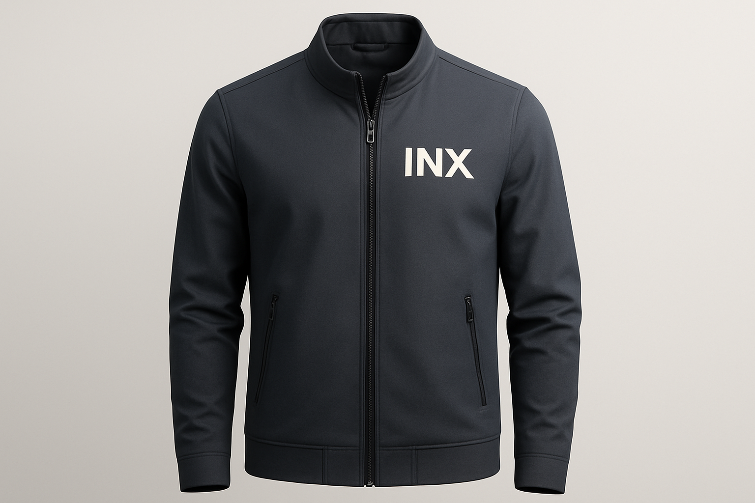 men's jacket with INX logo